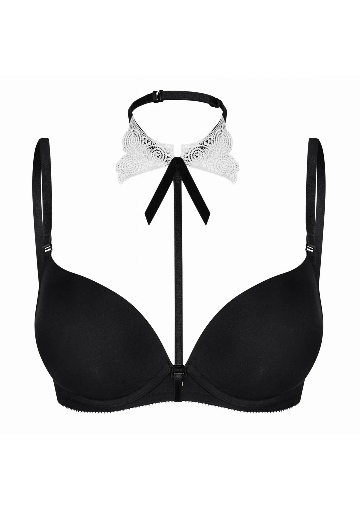 Julimex Lady Boss Grace: ozdobny choker z kołnierzykiem