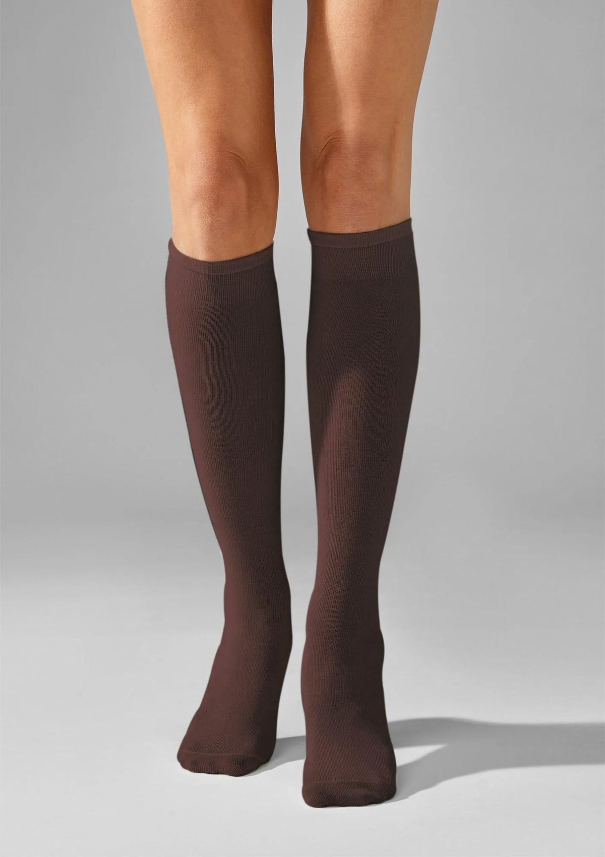 Podkolanówki damskie Legs 108 gładkie z bawełny, 2 pary