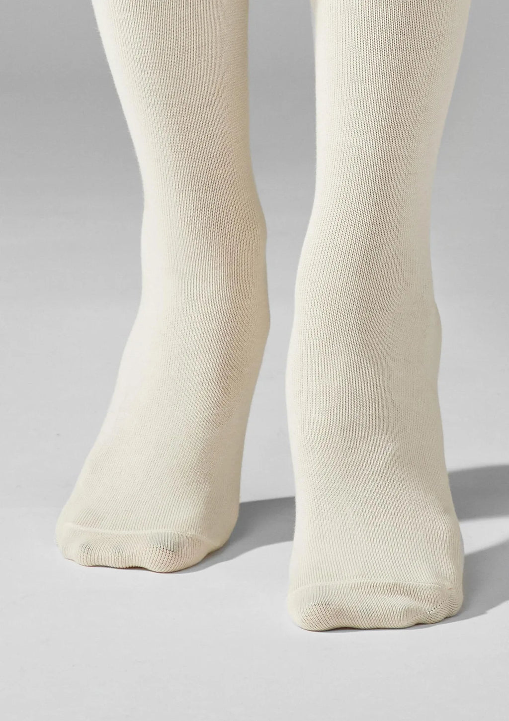 Podkolanówki damskie Legs 108 gładkie z bawełny, 2 pary białe
