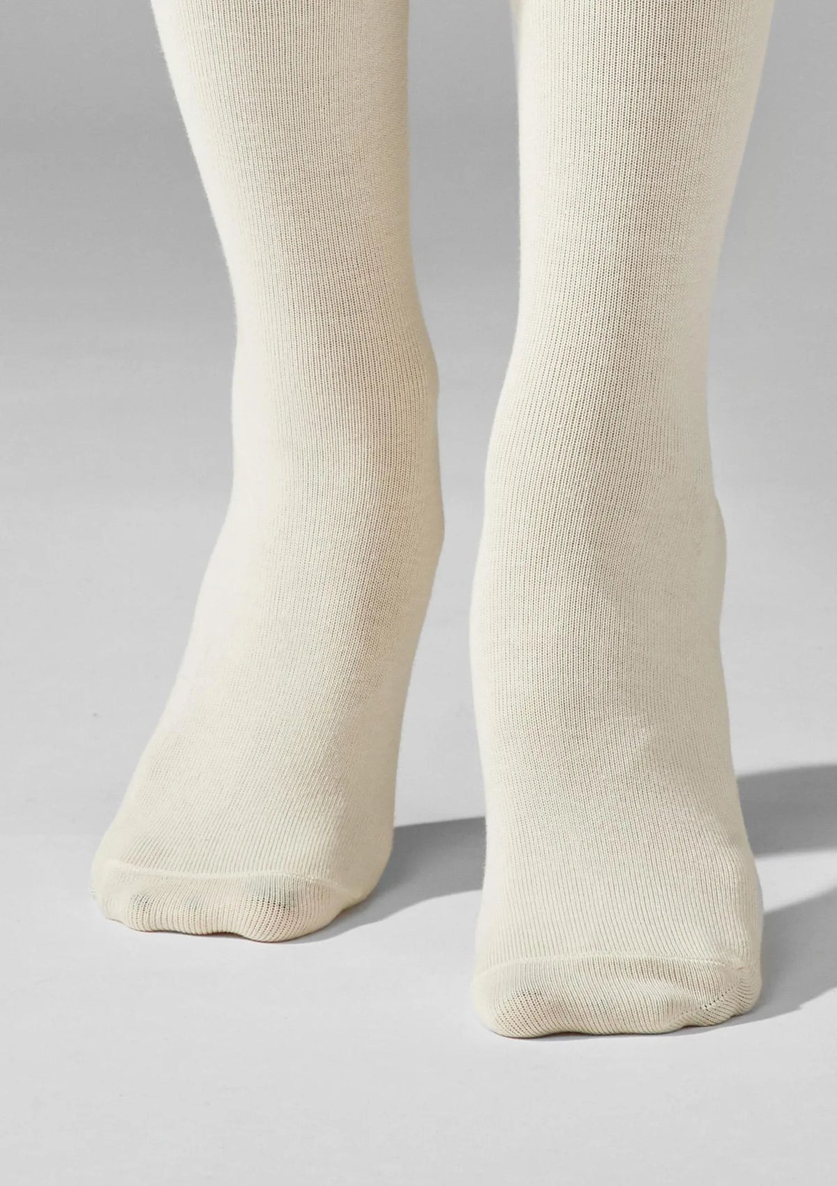 Podkolanówki damskie Legs 108 gładkie z bawełny, 2 pary białe