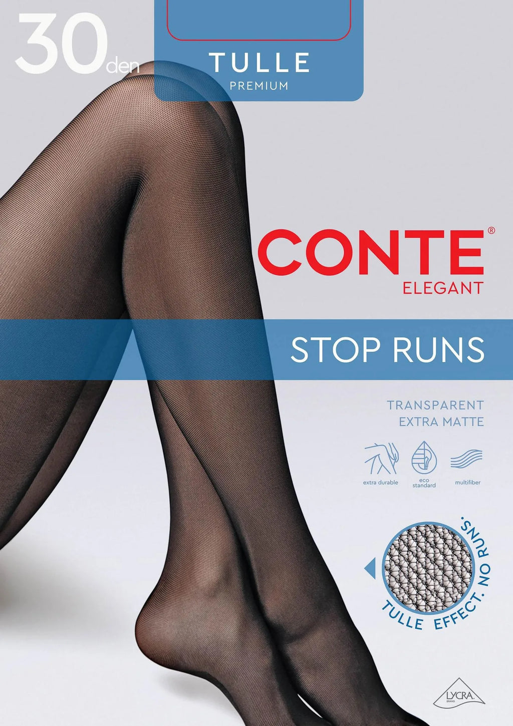 Rajstopy damskie 30 Tulle Conte – den matowe super