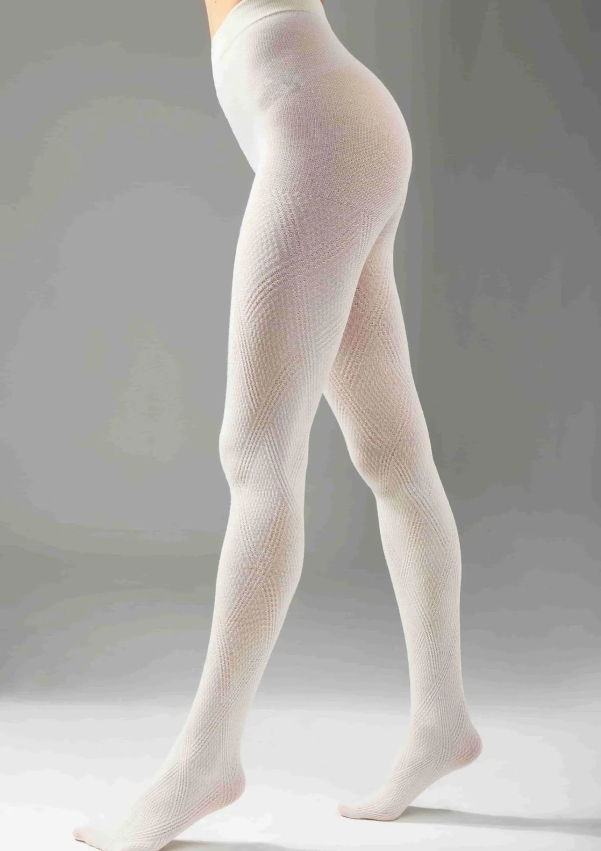 1930 Rambi Cottone Legs – rajstopy bawełniane 120 den kremowe