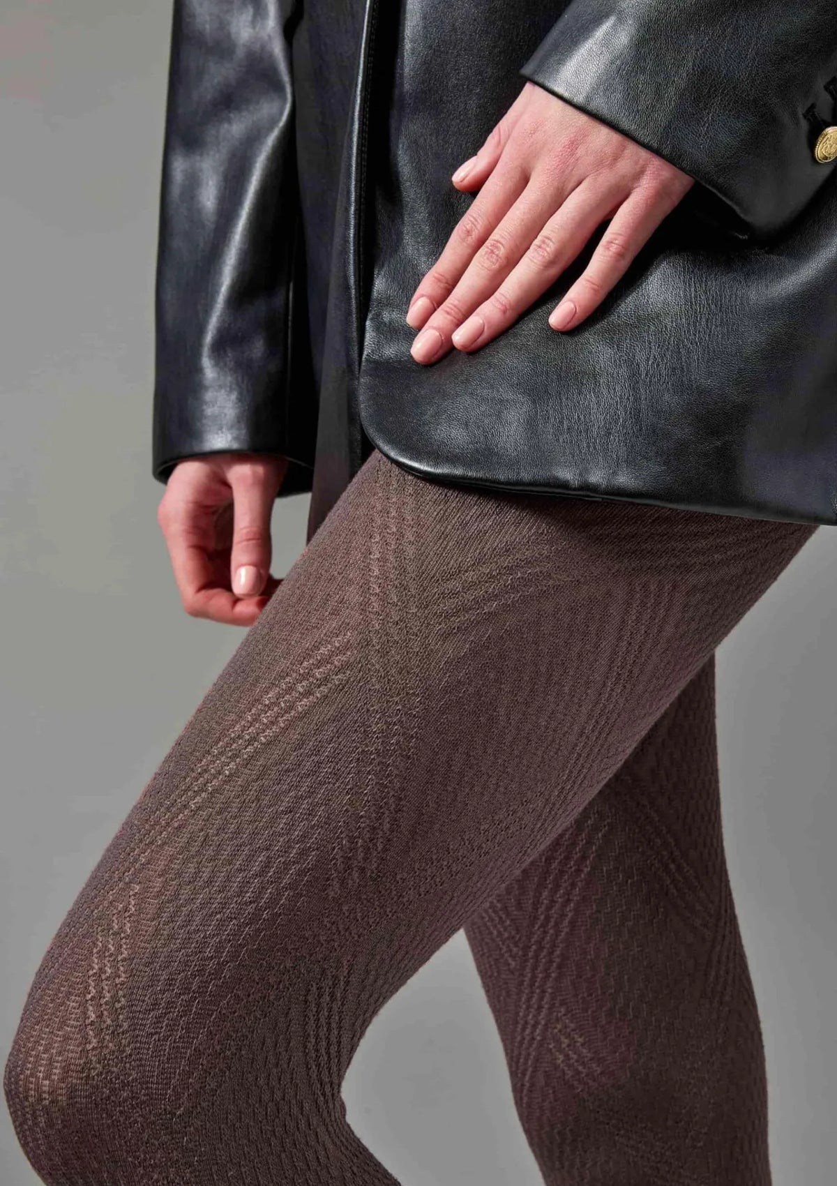 1930 Rambi Cottone Legs – rajstopy bawełniane 120 den brązowe