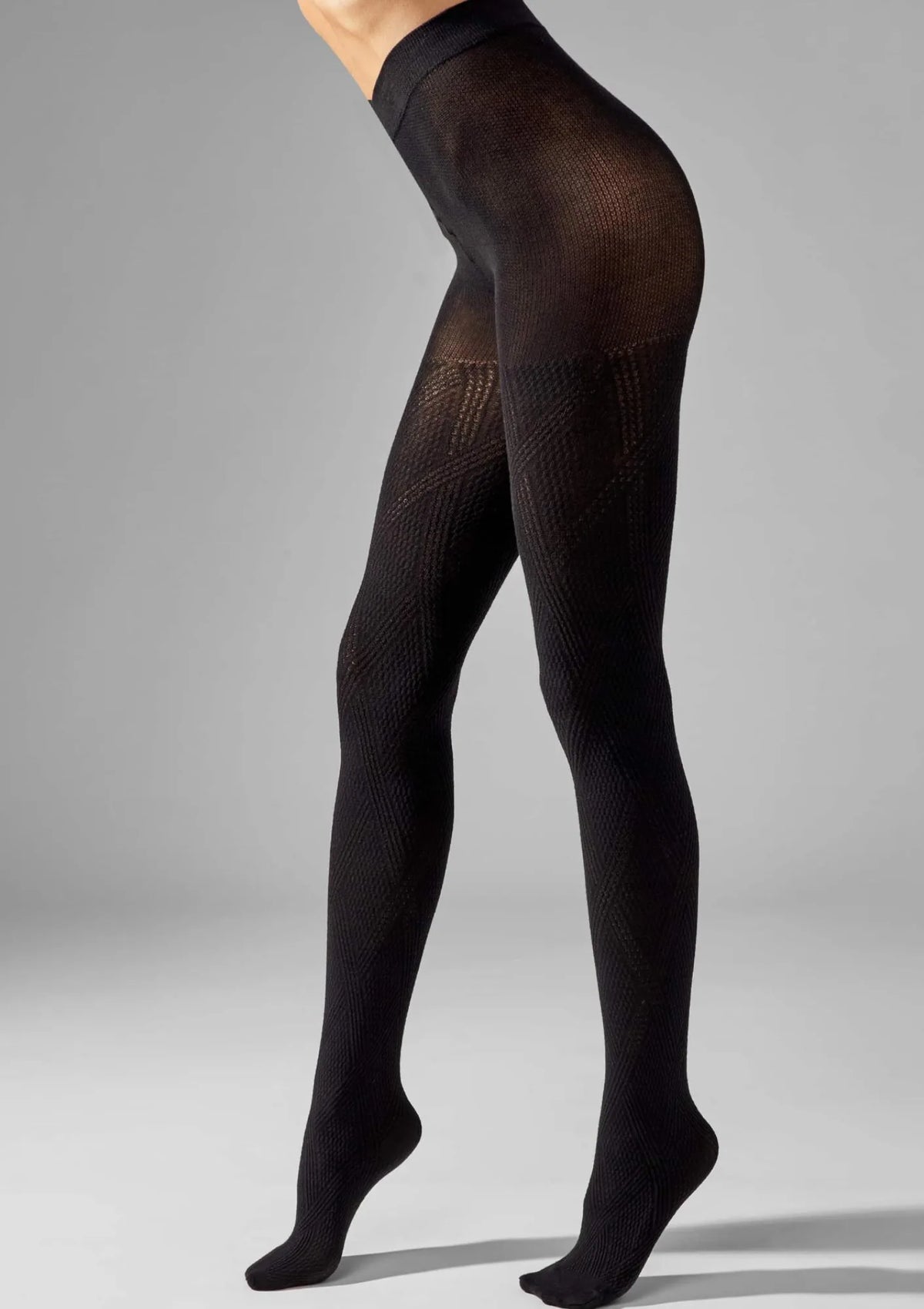 1930 Rambi Cottone Legs – rajstopy bawełniane 120 den czarne