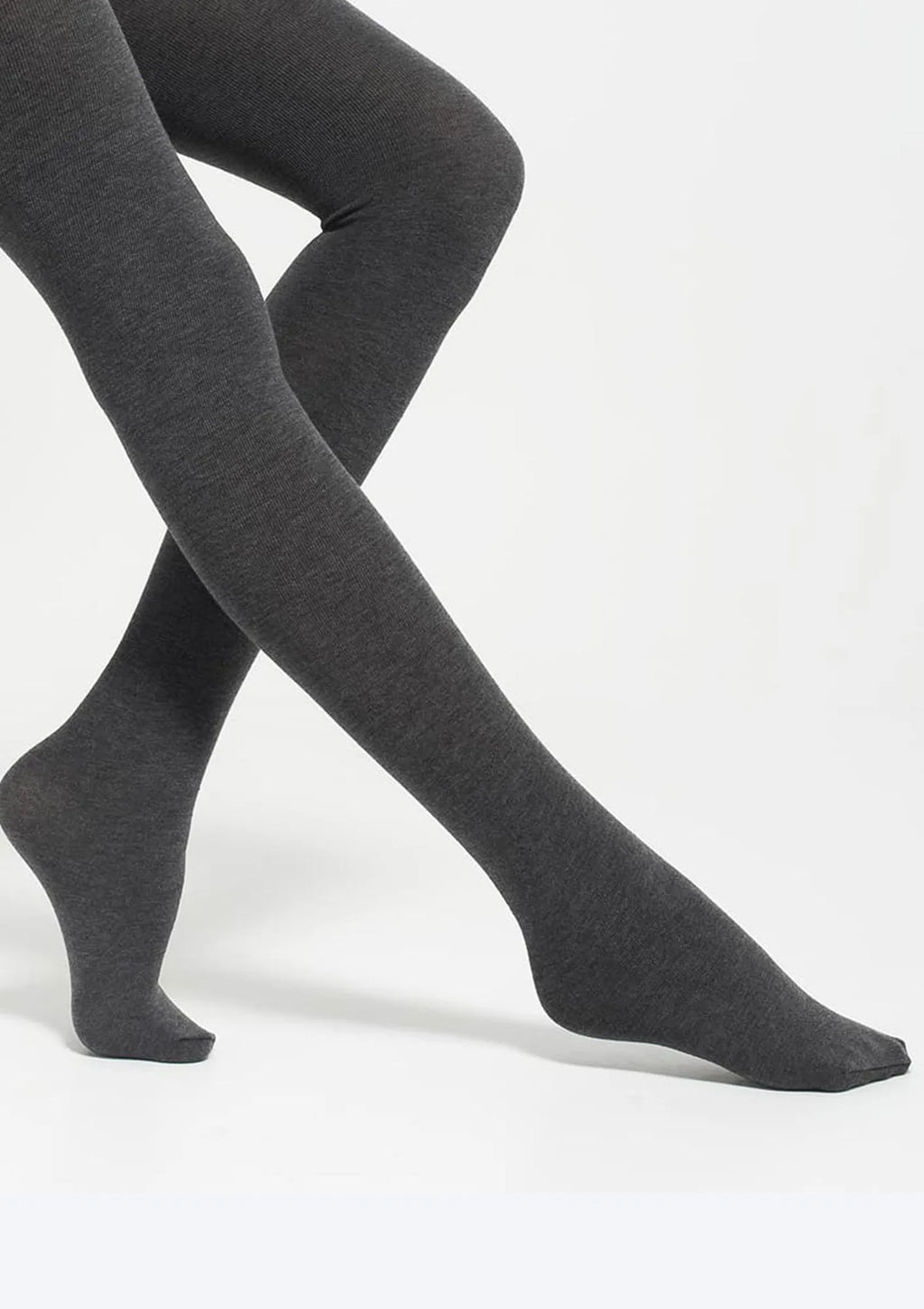Legs 602 Cotton rajstopy 110 den z bawełny i wełny szary