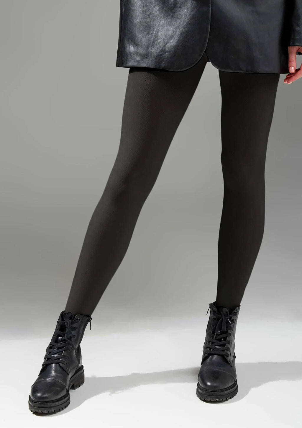 Legs 662 Fleece ciepłe rajstopy 250 den z polarem