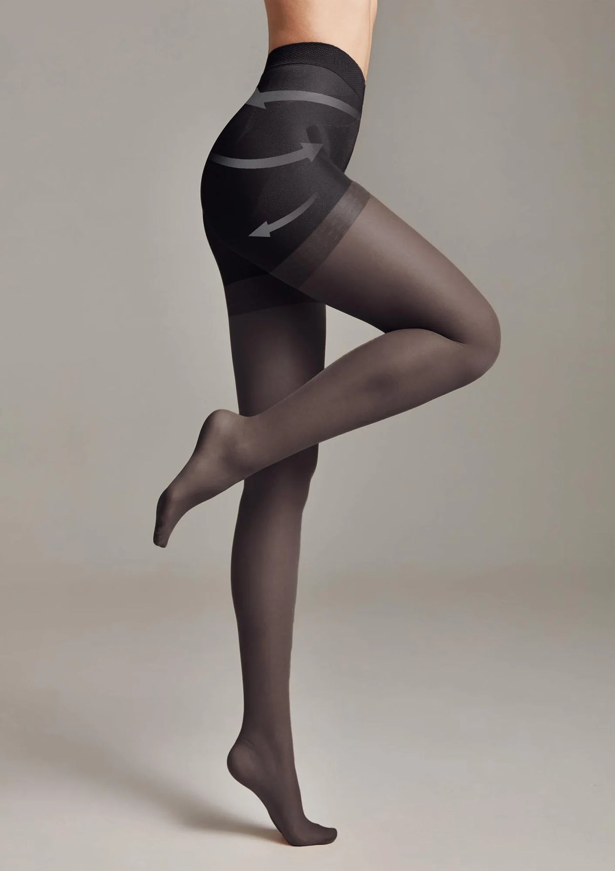 Rajstopy damskie X-Press 40 Conte czarne – modelujące z efektem push-up