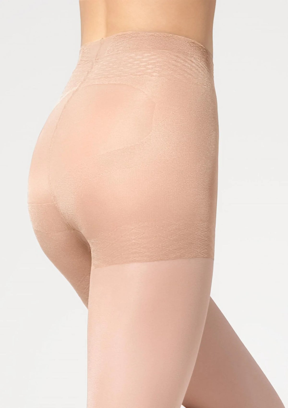 Rajstopy korygujące Legs 303 Push-up, modelujące pośladki beżowe