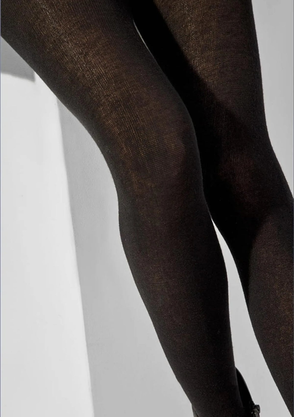 607 Bio Cotton Legs – rajstopy z bawełny organicznej gładkie czarne