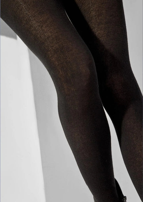 607 Bio Cotton Legs – rajstopy z bawełny organicznej gładkie czarne