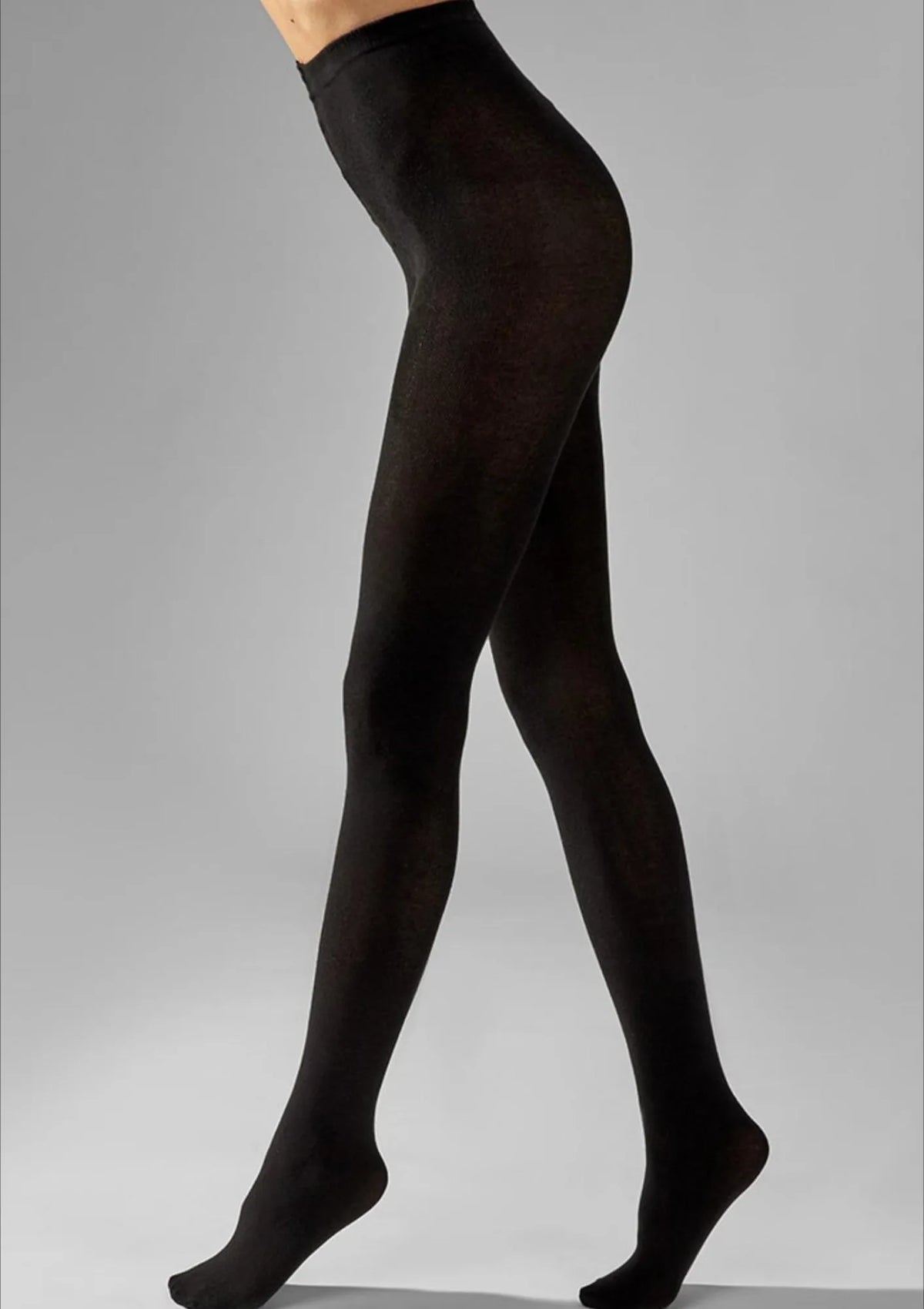 607 Bio Cotton Legs – rajstopy z bawełny organicznej gładkie czarne