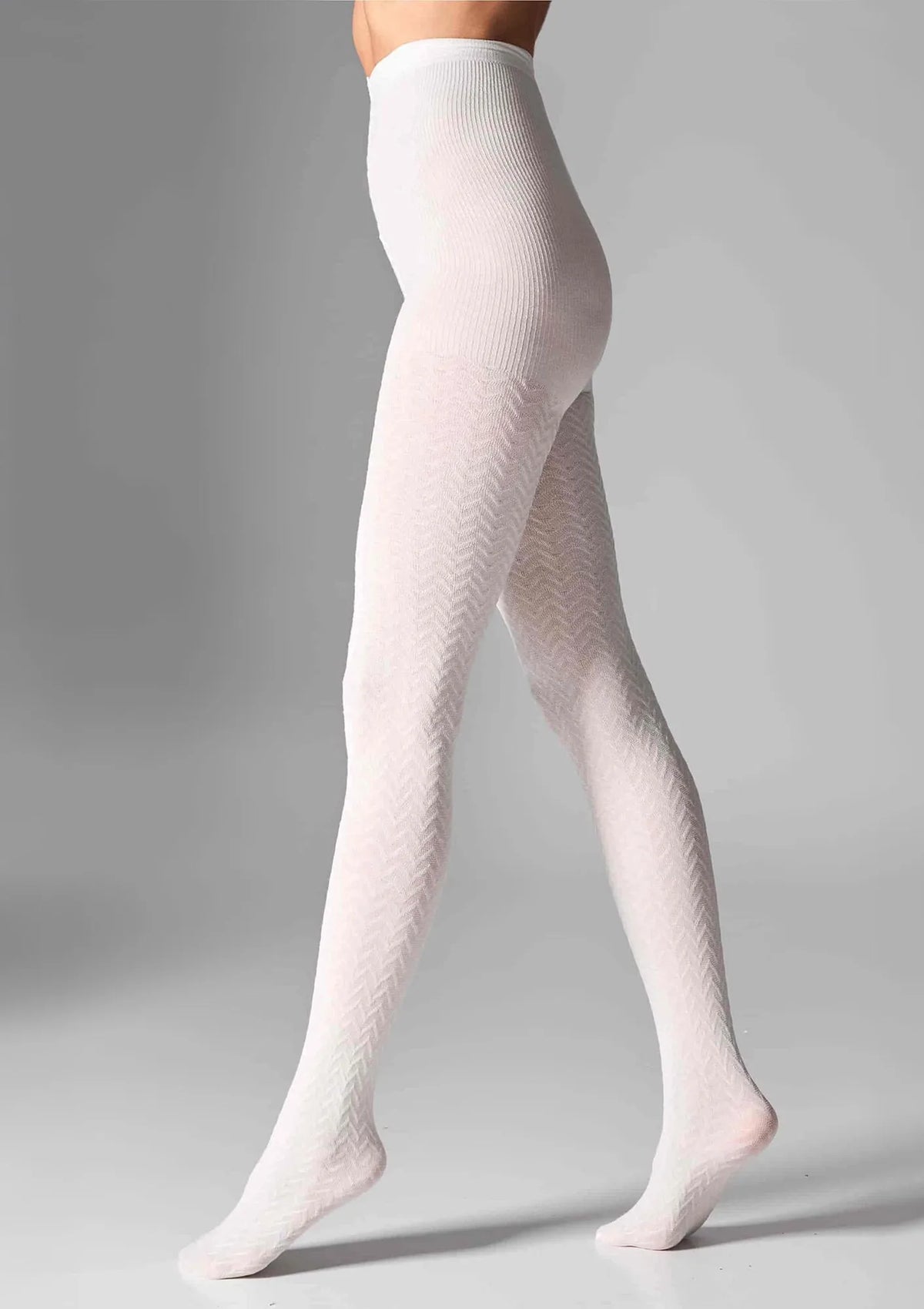 L2011 Cashmere Viscosa Legs: rajstopy kremowe z kaszmirem