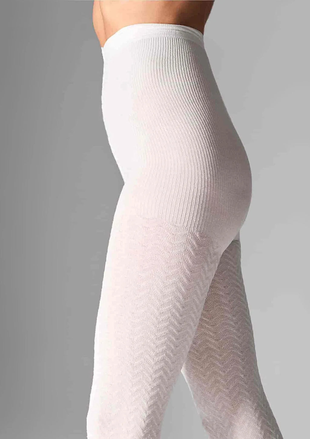 L2011 Cashmere Viscosa Legs: rajstopy kremowe z kaszmirem