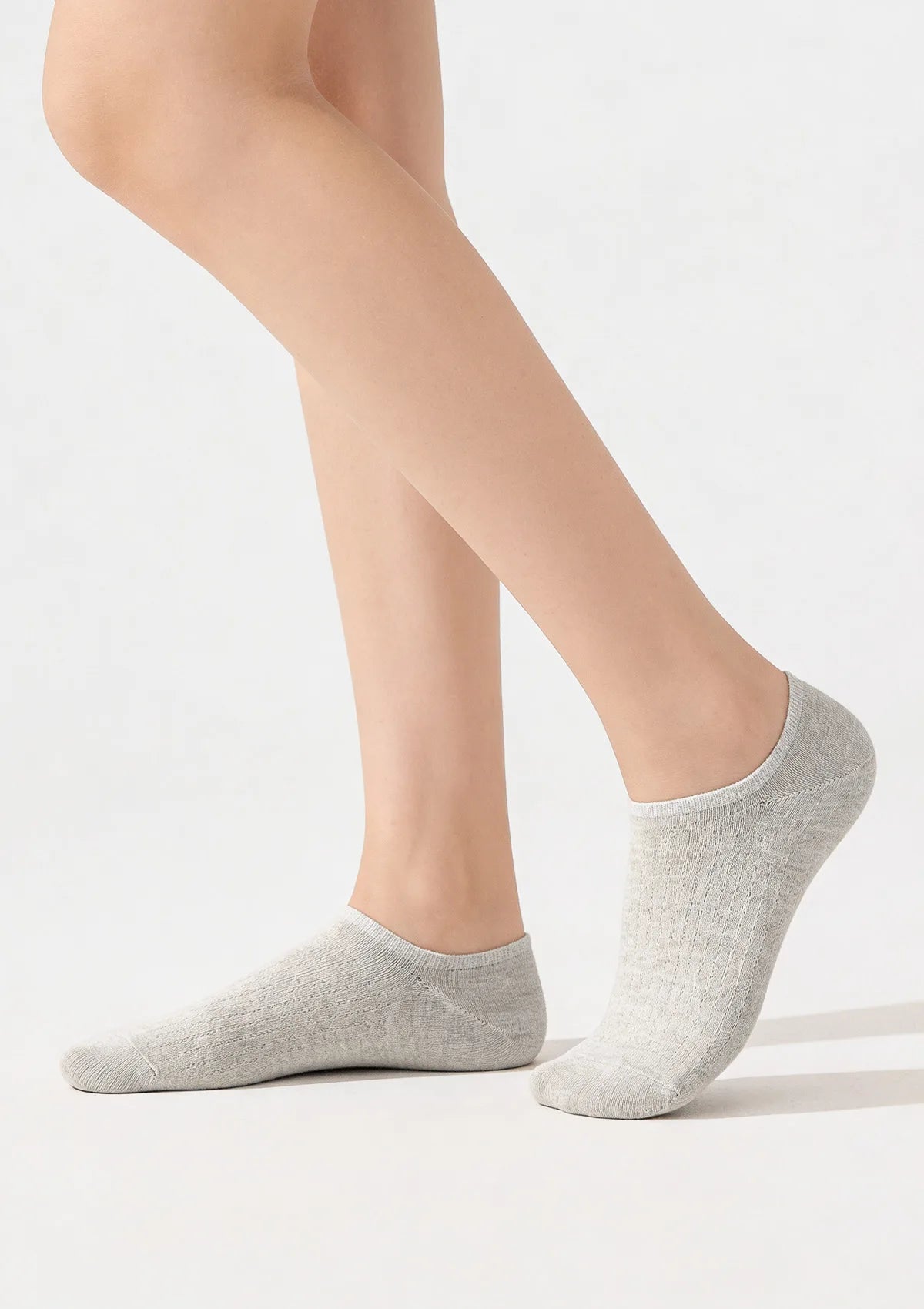 Legs G26 skarpetki bawełniane extra niskie z silikonem, 3 pary mix