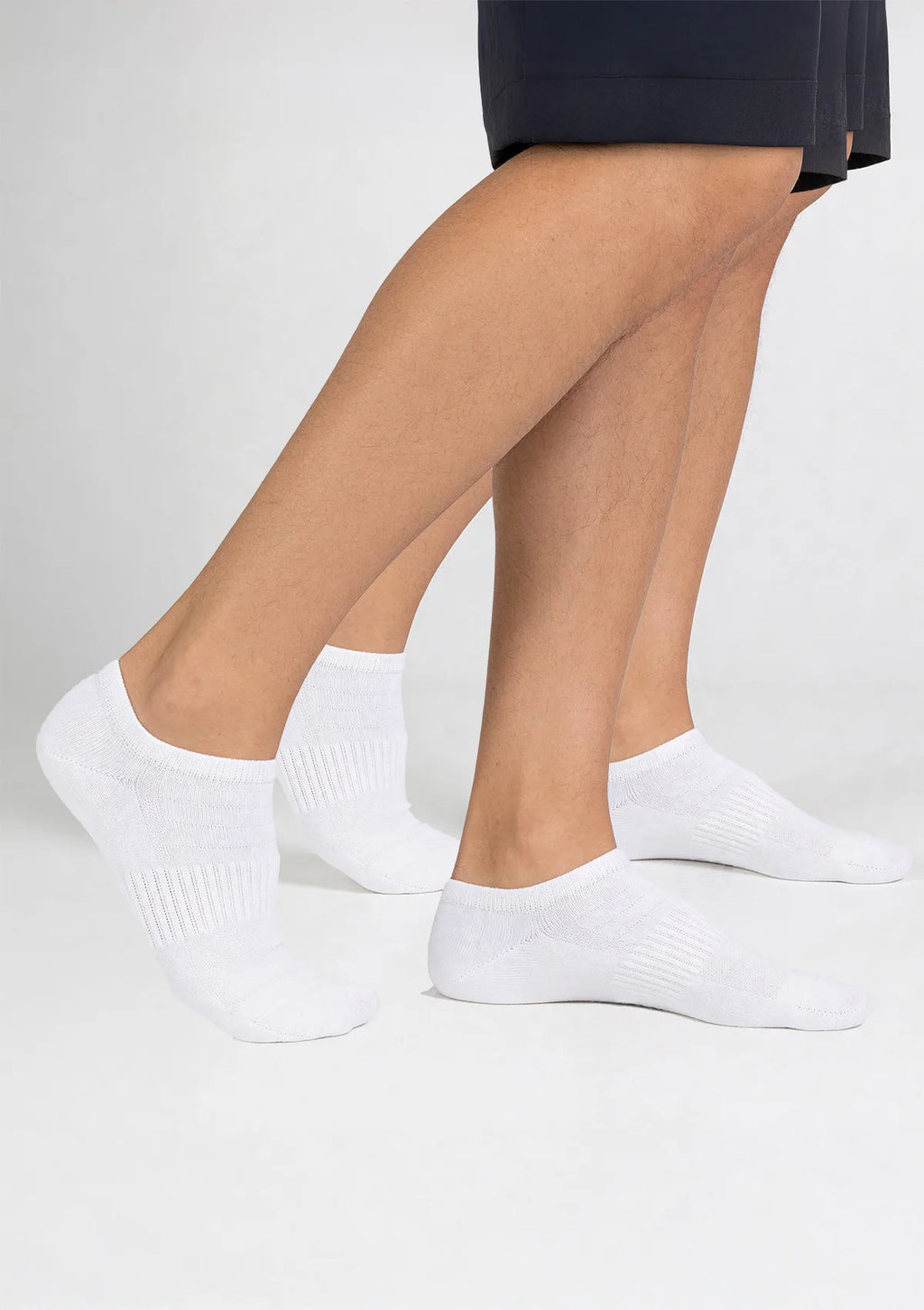 Legs 82 Active skarpetki unisex białe bawełniane, krótkie, 2 pary