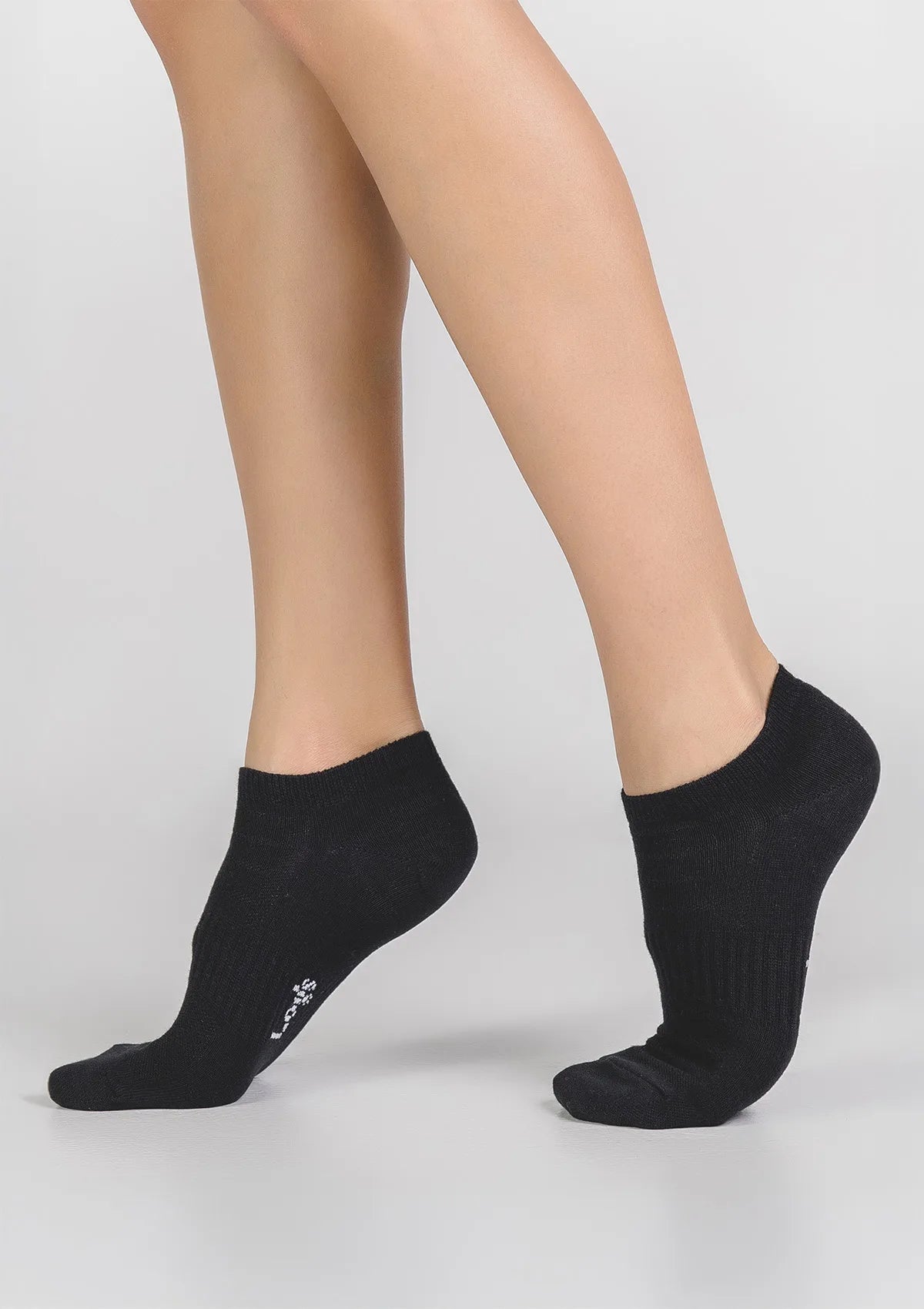 Legs 82 Active skarpetki unisex czarne bawełniane, krótkie, 2 pary