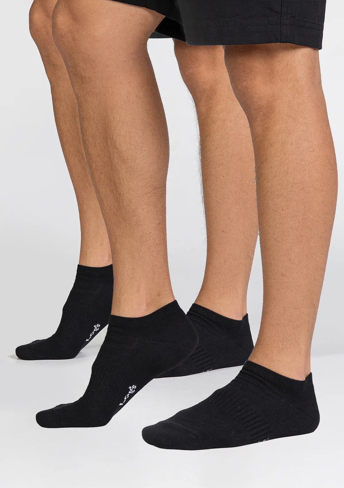 Legs 82 Active skarpetki unisex czarne bawełniane, krótkie, 2 pary
