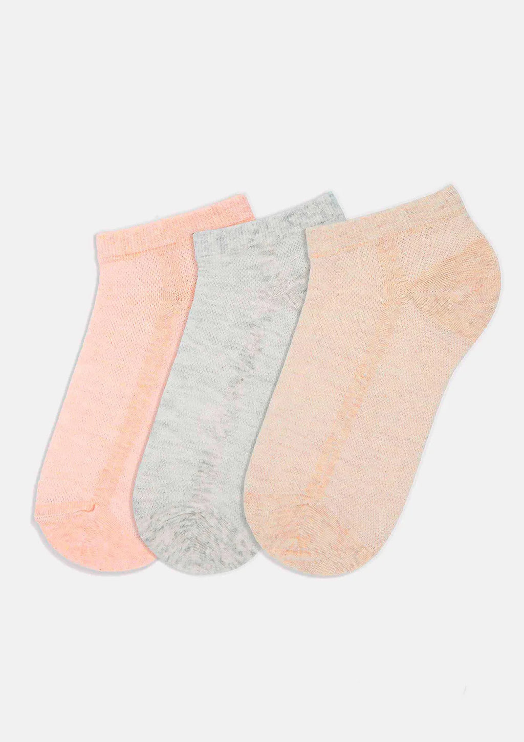Legs Cotton Mesh skarpetki mix bawełniane niskie z siateczką