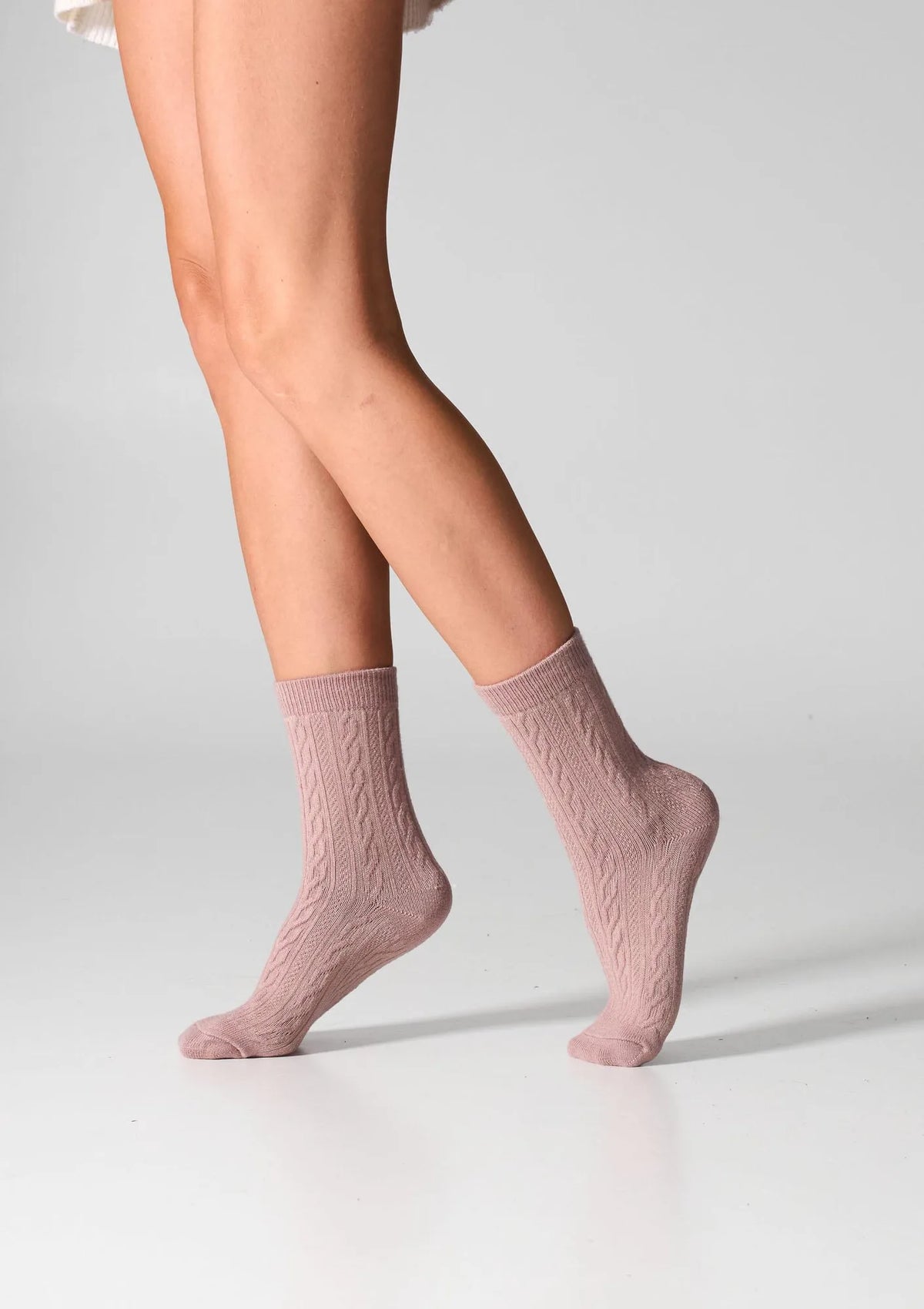 Legs WC28 Velvet skarpetki z warkoczem, bawełna 2 pary