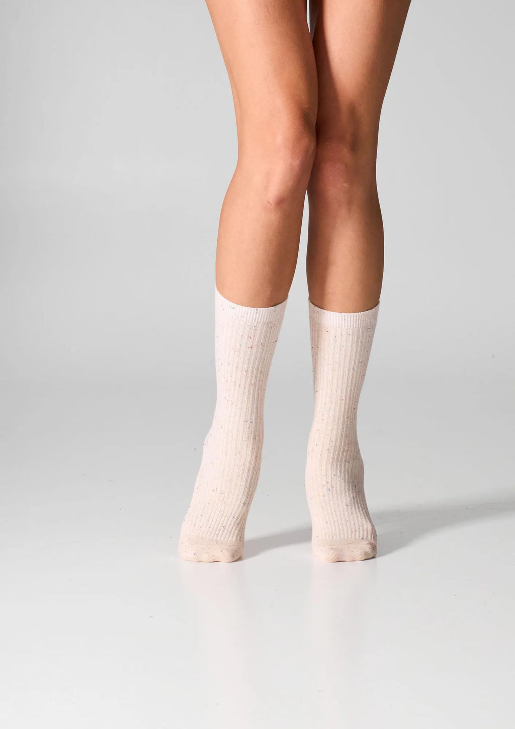 Legs G19 skarpetki damskie bawełniane prążkowane, 2 pary