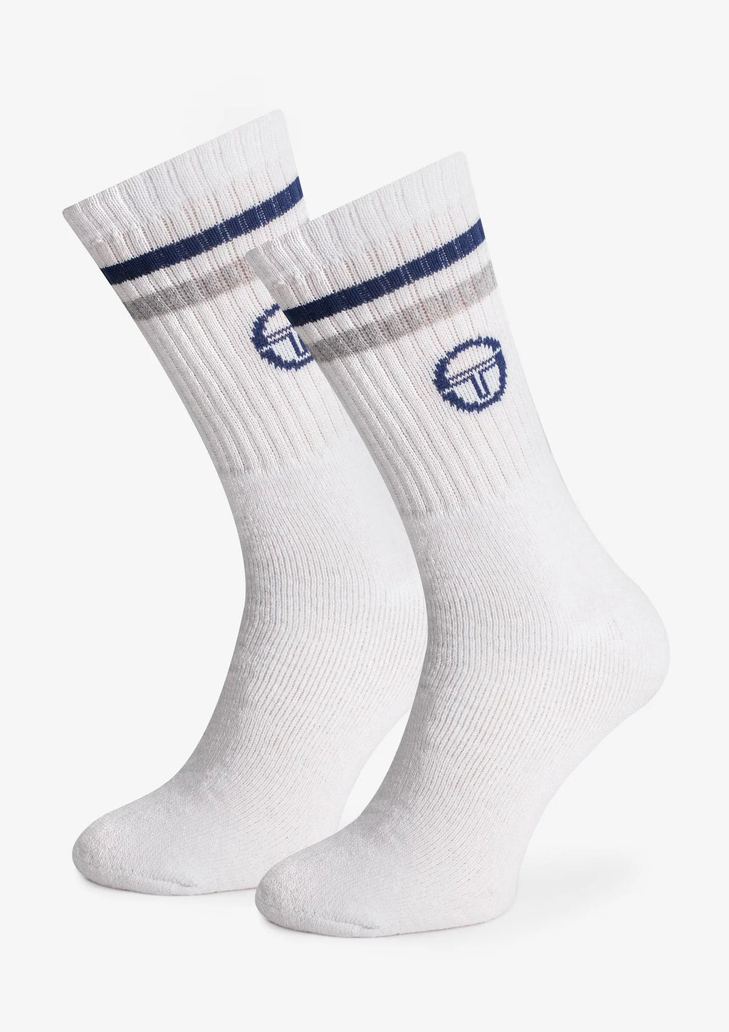 Sergio Tacchini 1003 skarpetki damskie 3 pary, prążkowany ściągacz