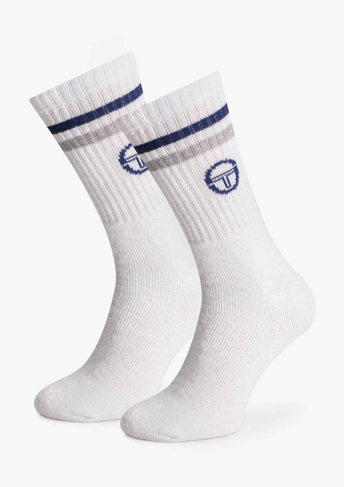 Sergio Tacchini 1003 skarpetki damskie 3 pary, prążkowany ściągacz