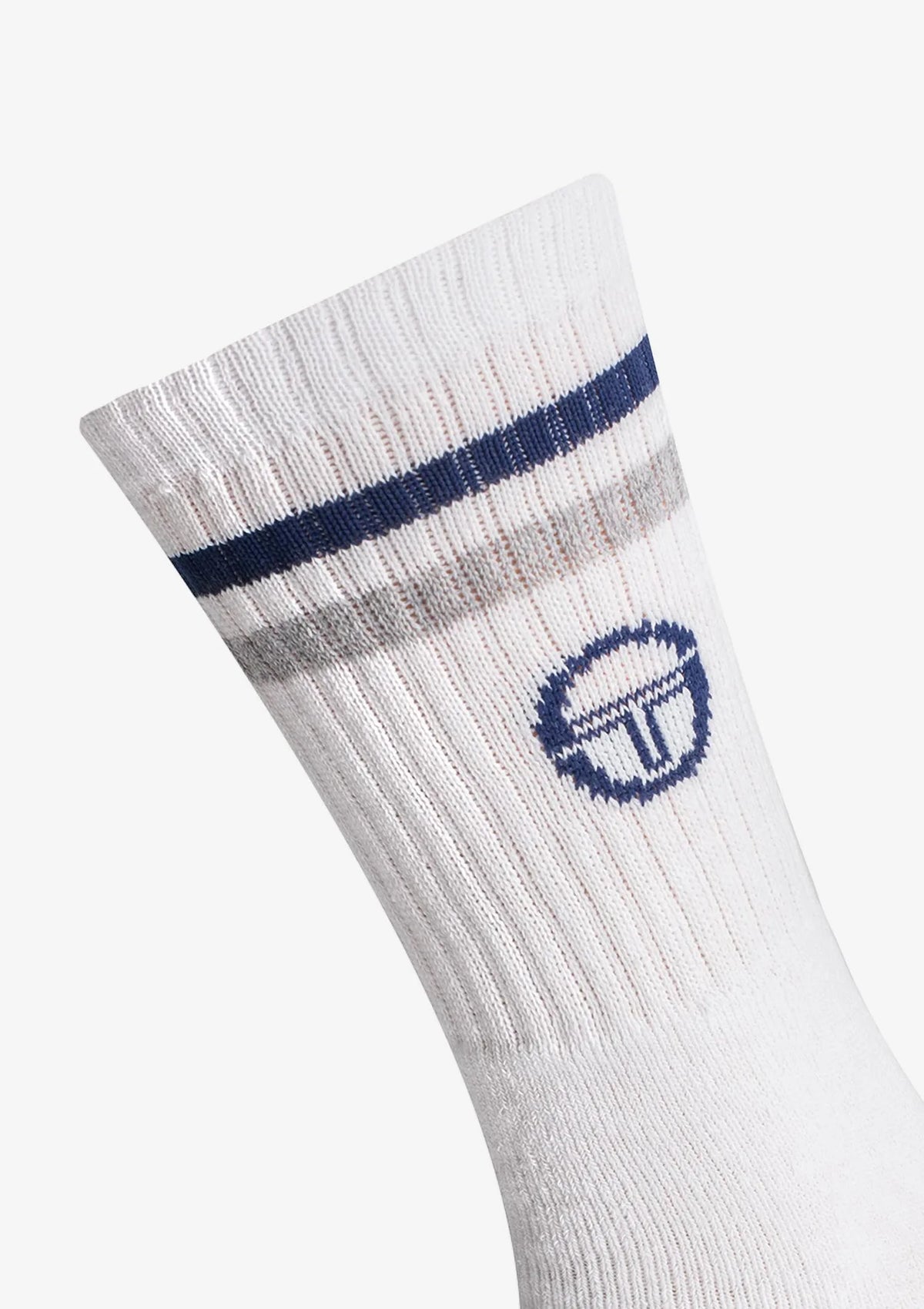 Sergio Tacchini 1003 skarpetki damskie 3 pary, prążkowany ściągacz