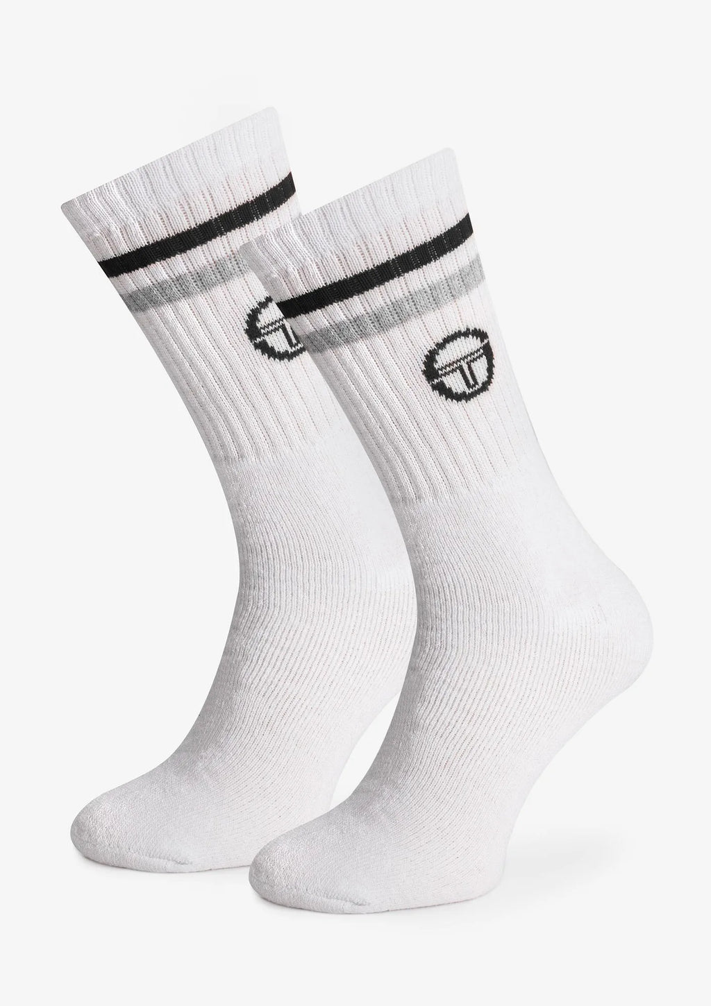 Sergio Tacchini 1003 skarpetki damskie 3 pary, prążkowany ściągacz