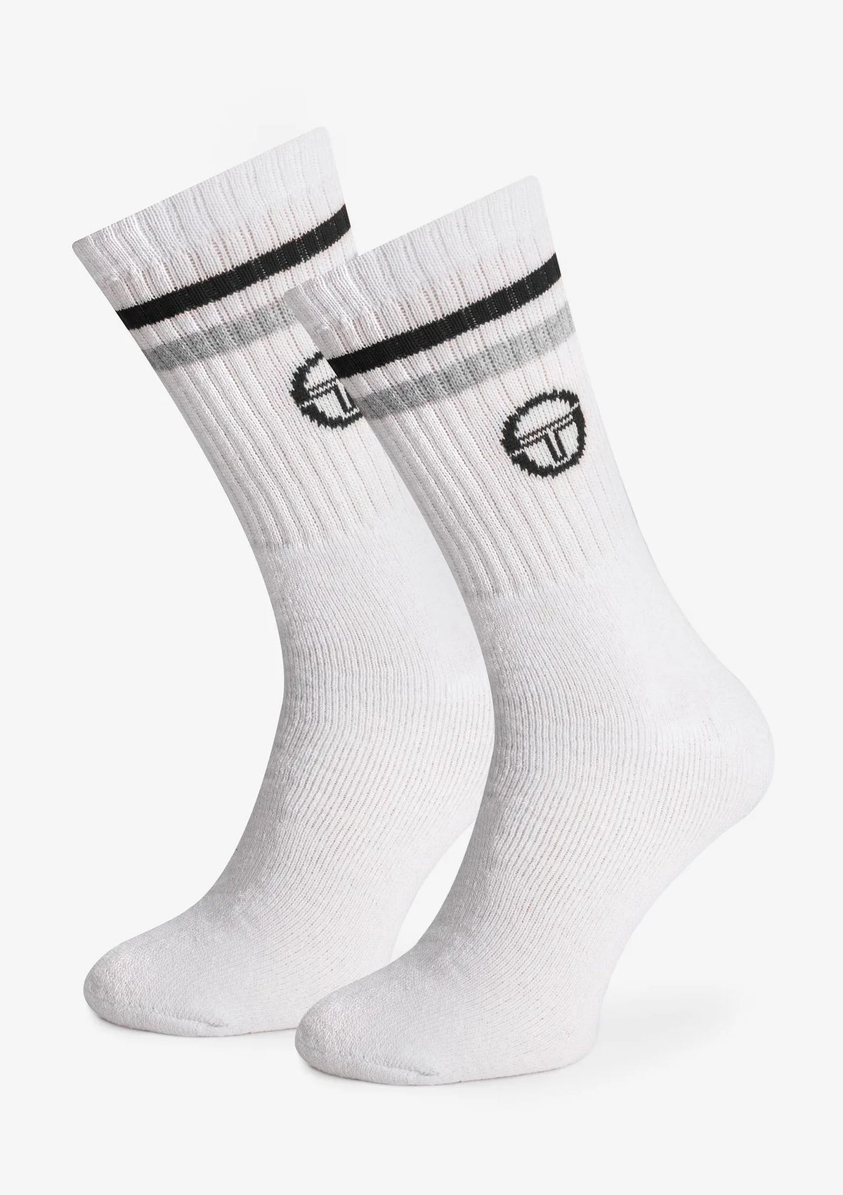 Sergio Tacchini 1003 skarpetki damskie 3 pary, prążkowany ściągacz