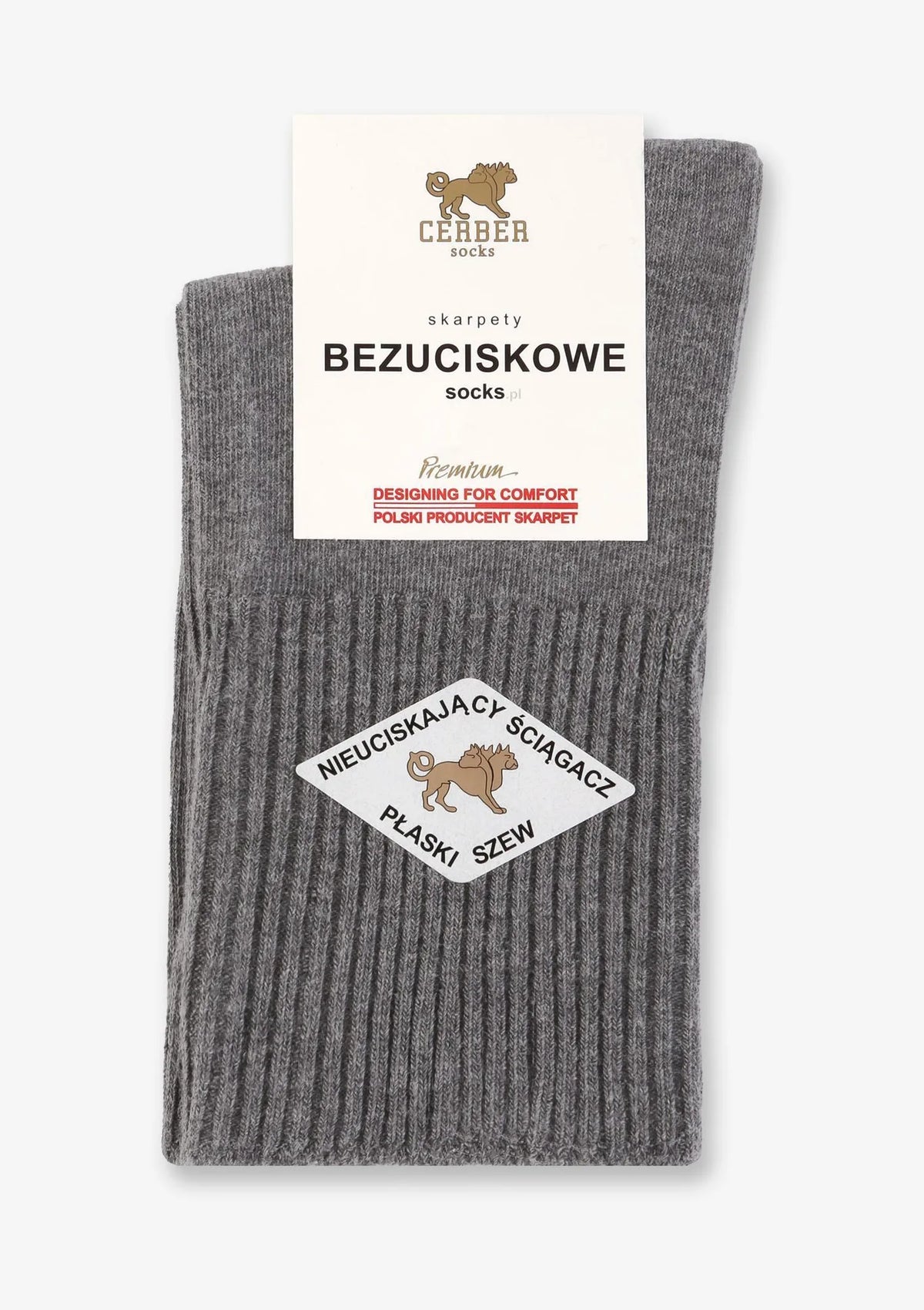 Skarpetki damskie Art.1098 Cerber melanż – bawełniane bezuciskowe krótkie