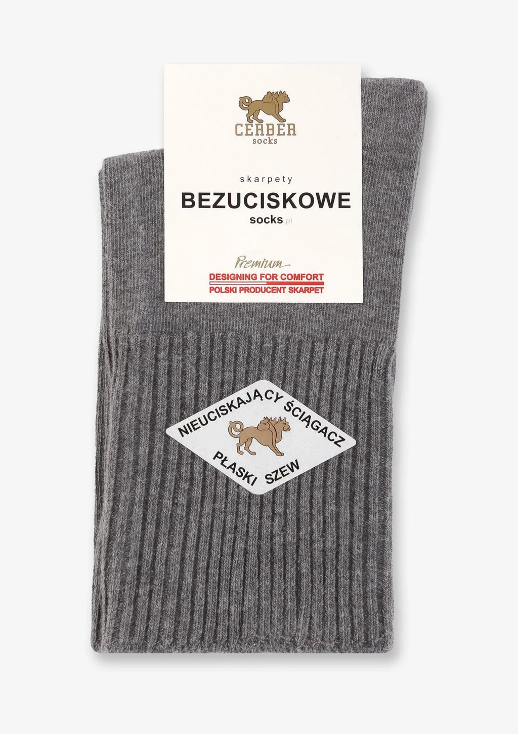 Skarpetki damskie Art.1098 Cerber melanż – bawełniane bezuciskowe krótkie
