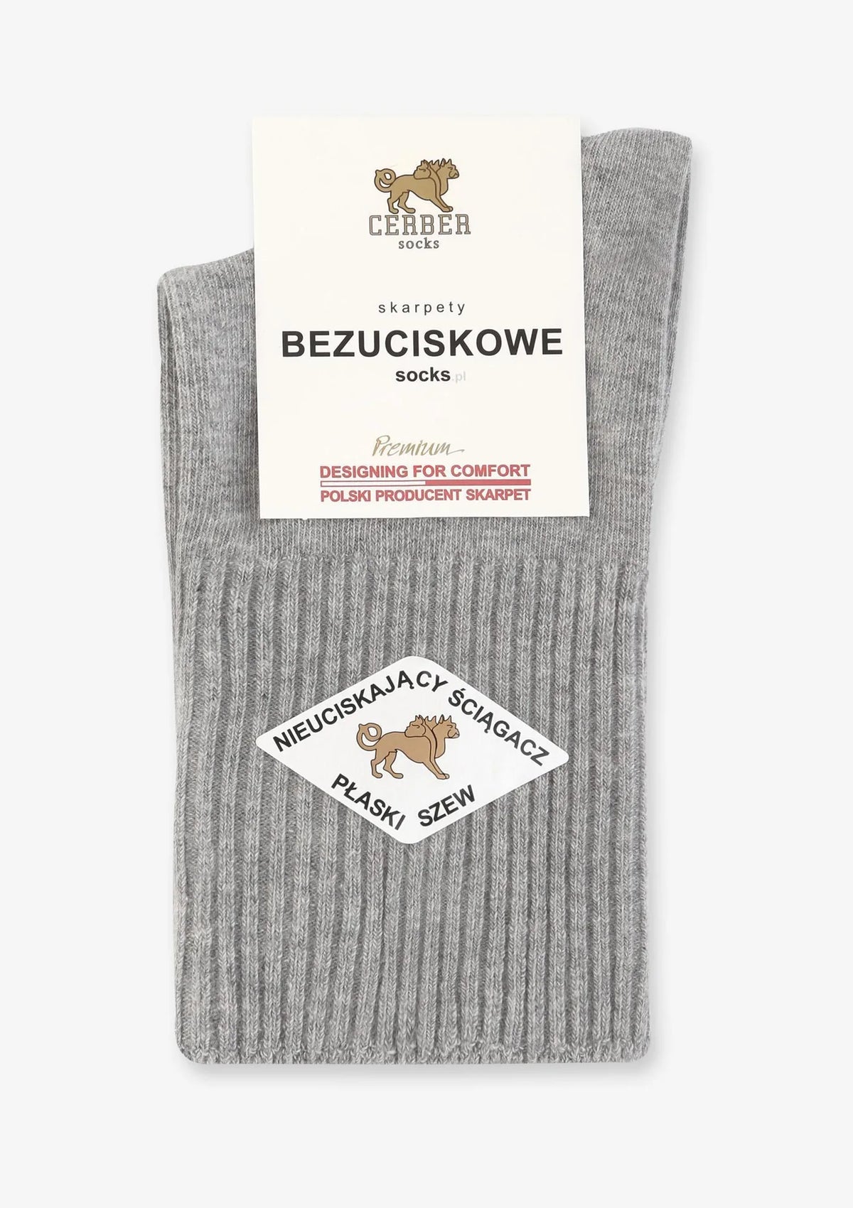 Skarpetki damskie Art.1098 Cerber melanż – bawełniane bezuciskowe krótkie