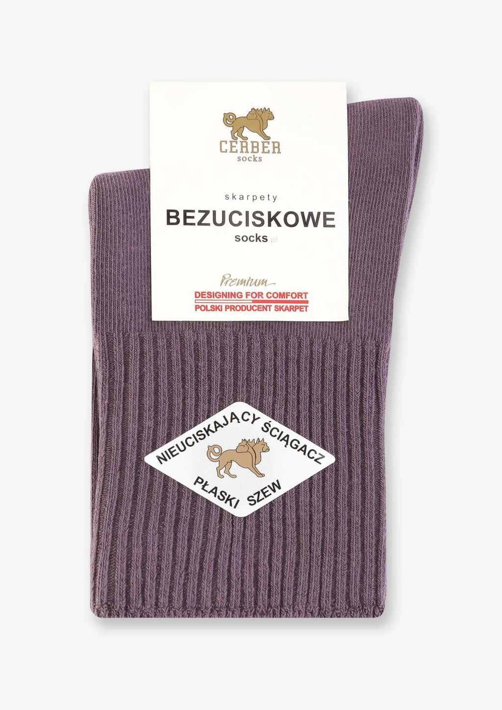 Skarpetki damskie Art.1098 Cerber – bawełniane bezuciskowe krótkie
