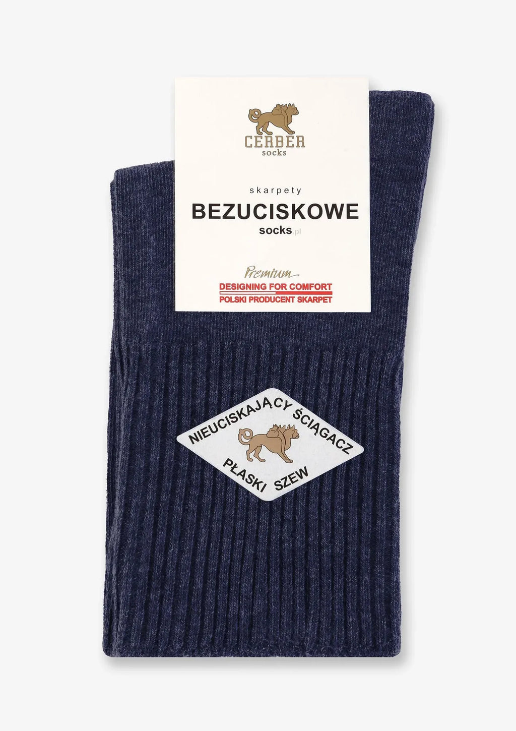 Cerber 1098 MELANGE 36/38 skarpetki, 4 pary