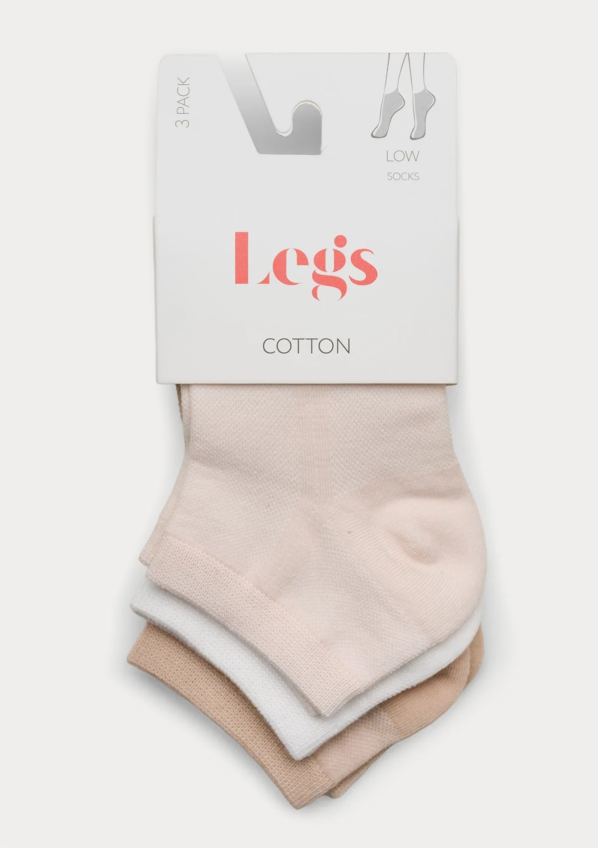 Cotton Mesh 008 Legs skarpetki damskie wielokolorowe, 6 par kolorowe