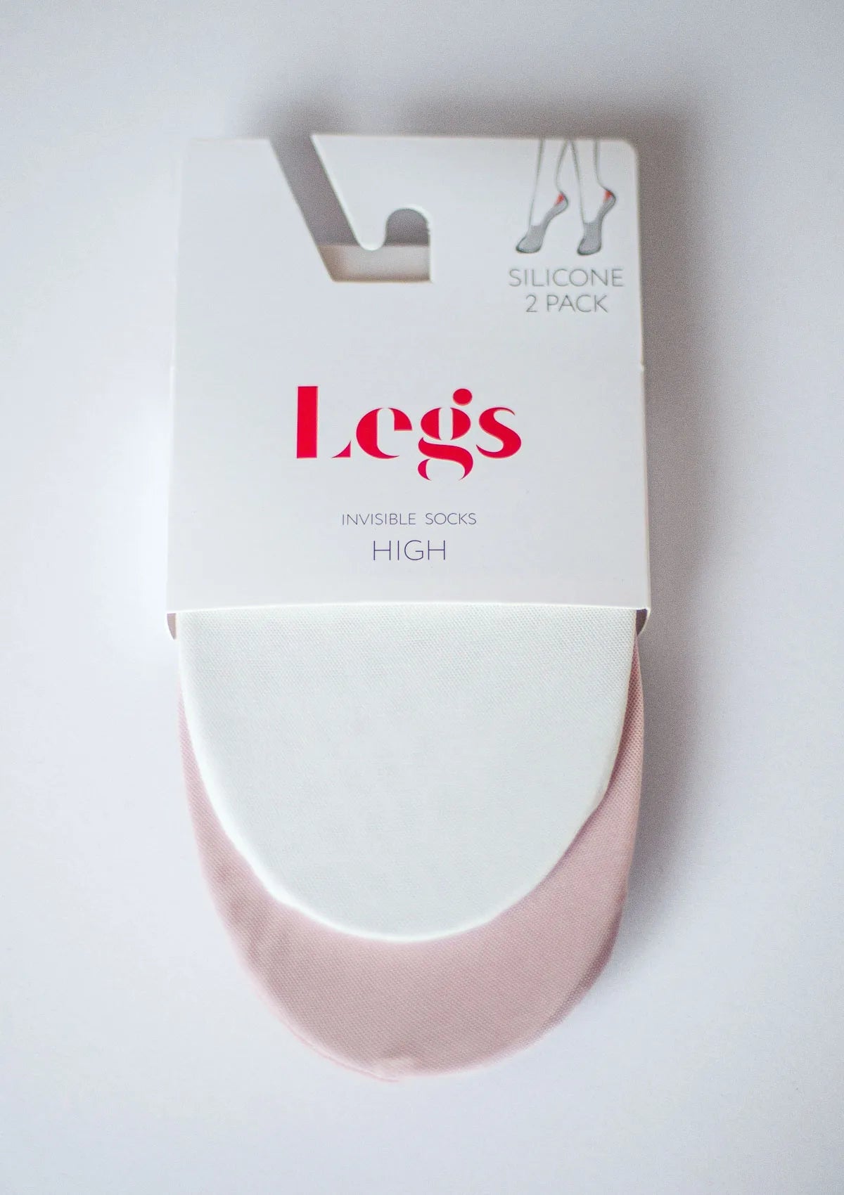 Legs 731 stopki damskie biały, 4 pary, rozmiar 35-39