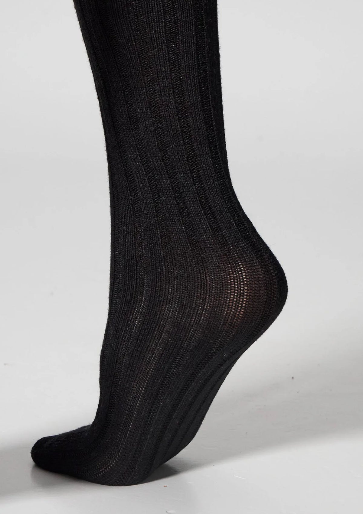 Legs W22 Angora Rabbit skarpetki z angorą, 2 pary czarne