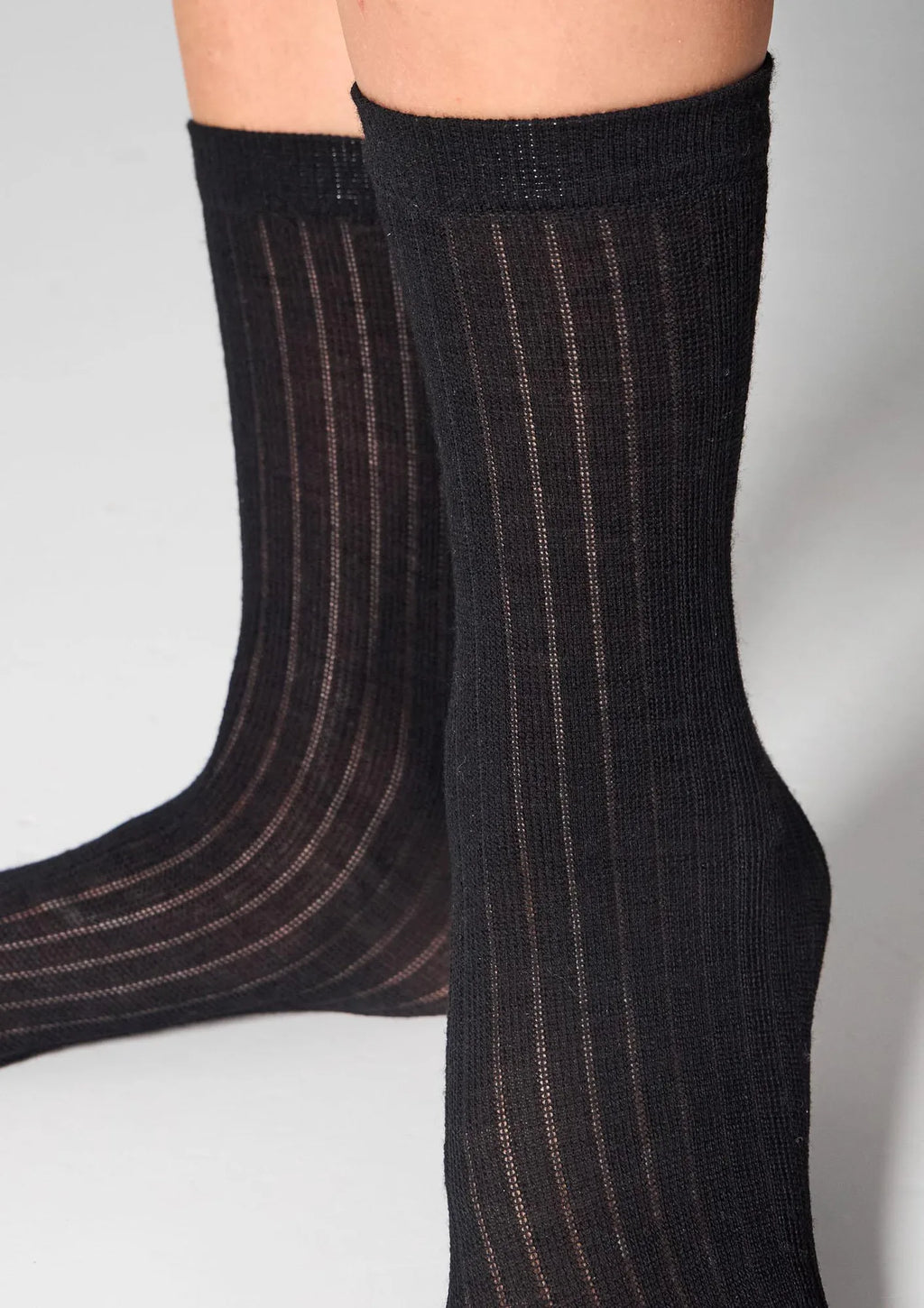 Skarpetki Legs W12 Merino cienkie z wełną merynosów, 2 pary czarne
