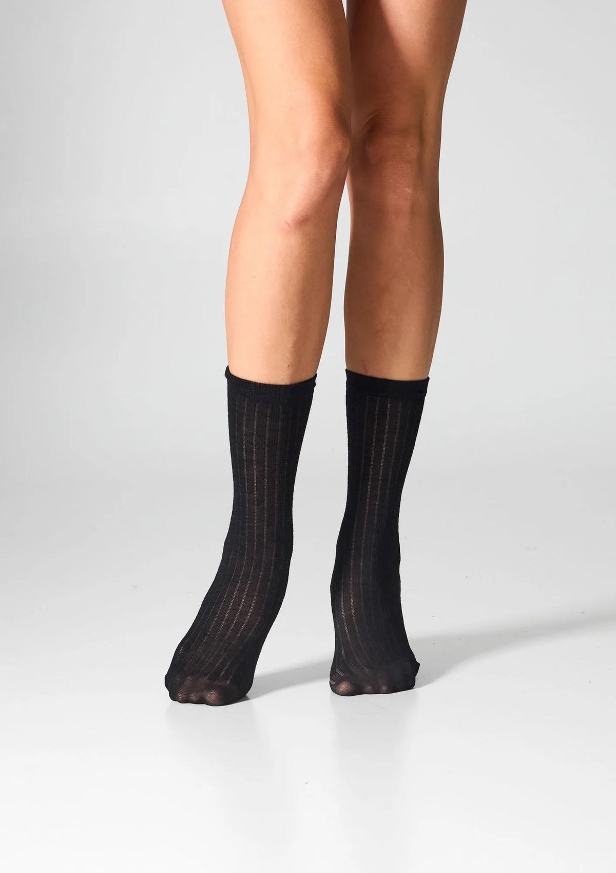 Skarpetki Legs W12 Merino cienkie z wełną merynosów, 2 pary czarne