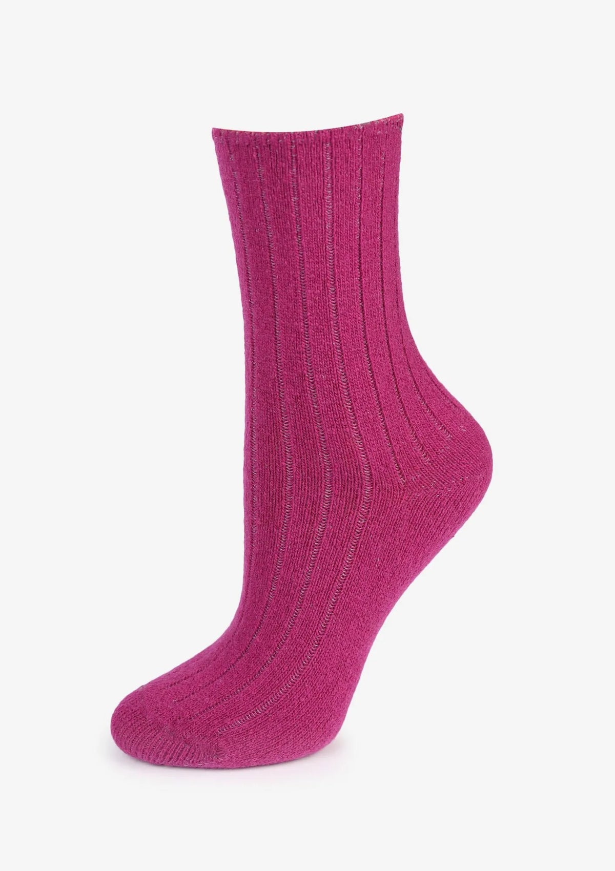 Skarpety merino w kolorze fuksji, rozmiar 39-41, 3 pary
