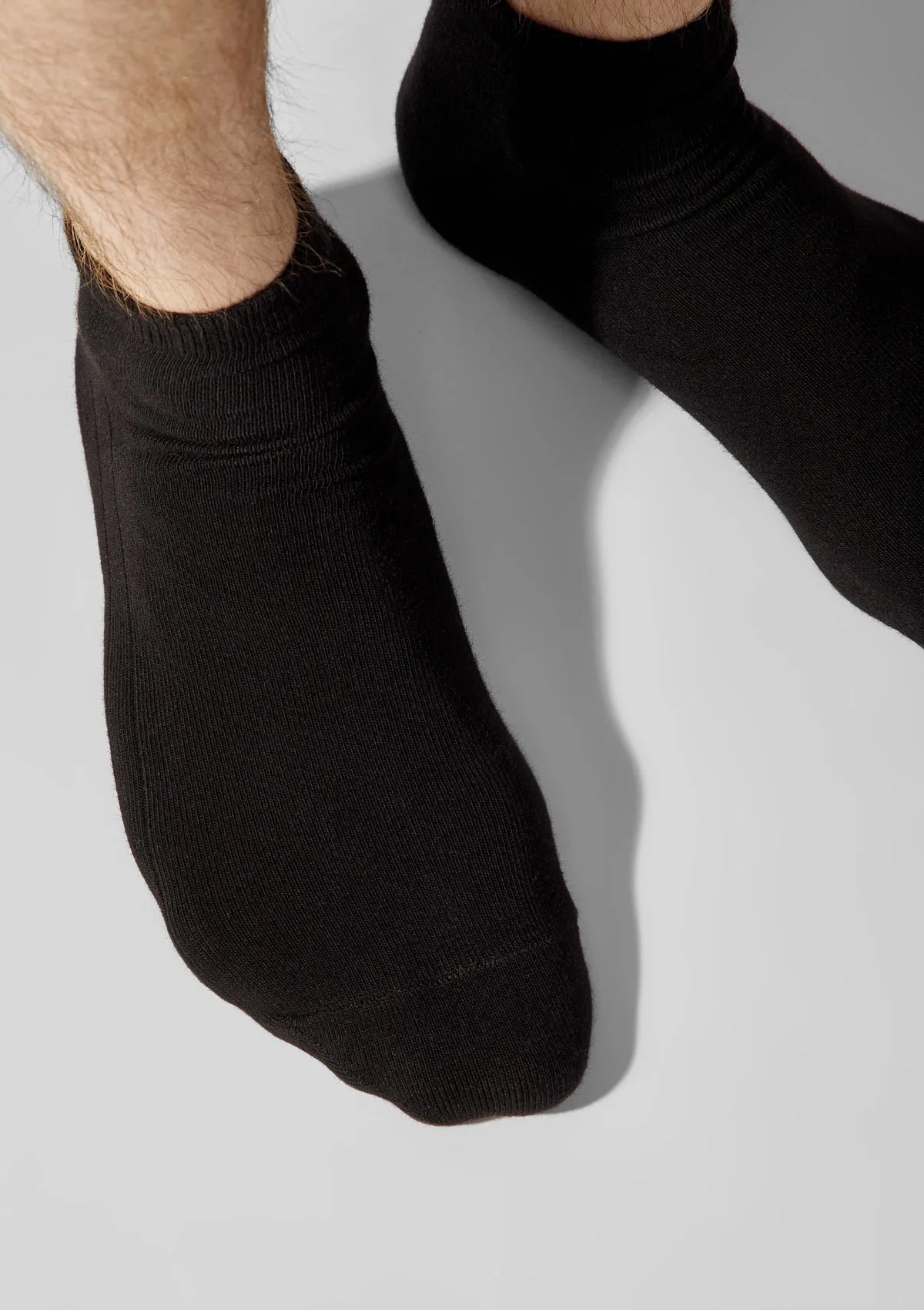 Legs Cotton Low skarpetki męskie czarne krótkie z bawełny, 3 pary