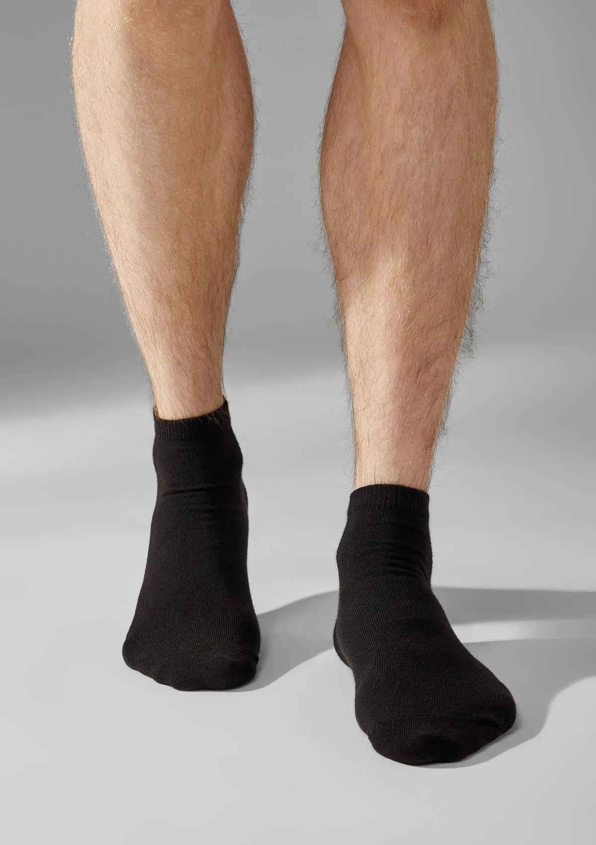 Skarpetki męskie Cotton Low Legs 043 czarne, 6 par 43-45