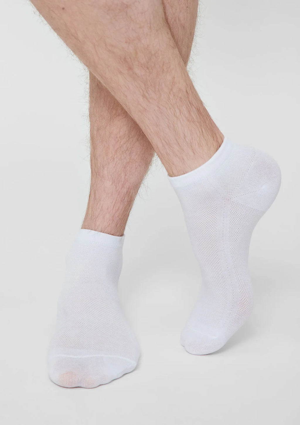 Męskie skarpetki Legs Cotton Mesh białe, 6 par 41-45