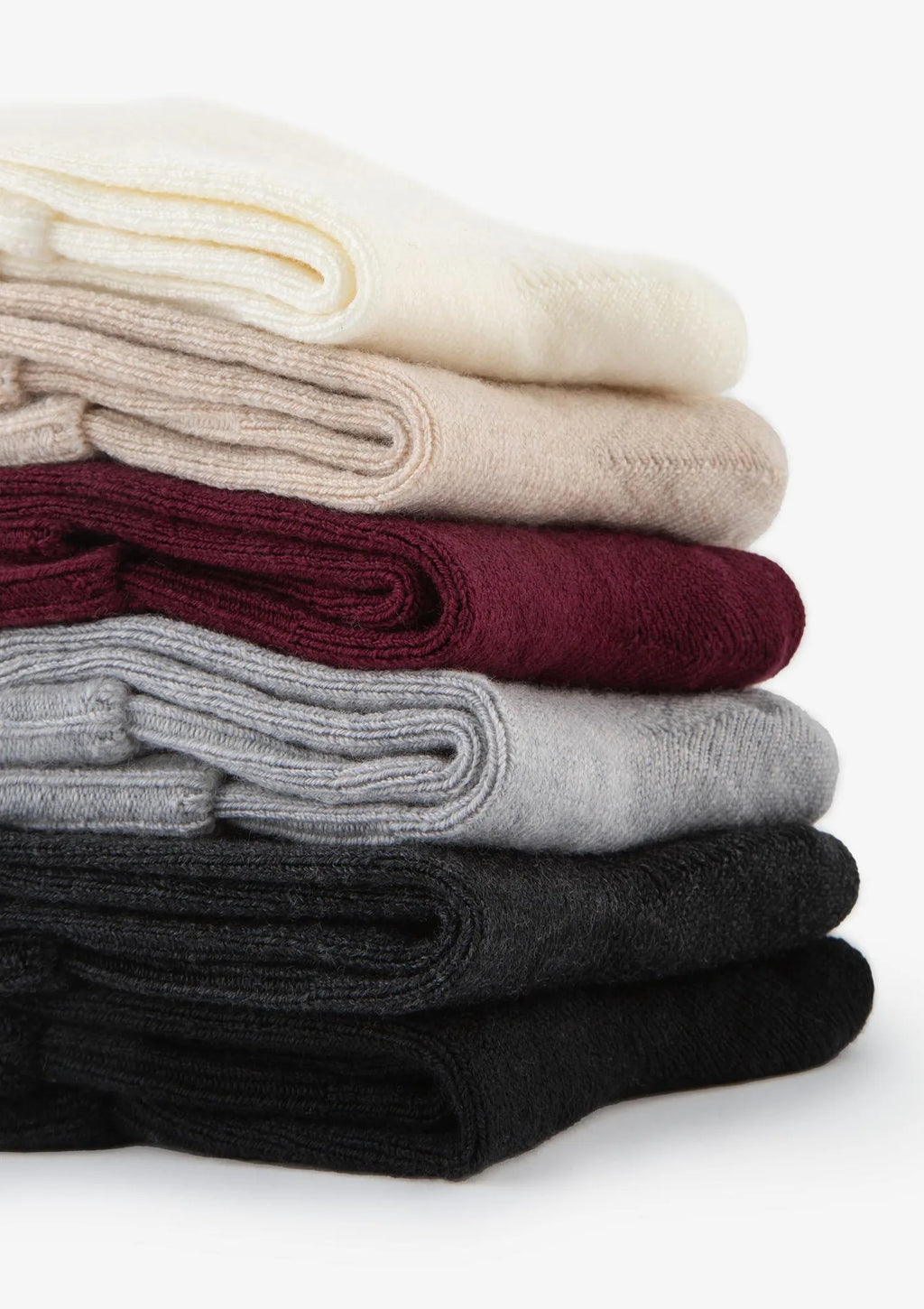 Skarpetki bordo Cerber Art. 1319 z merynosa, bez ucisku