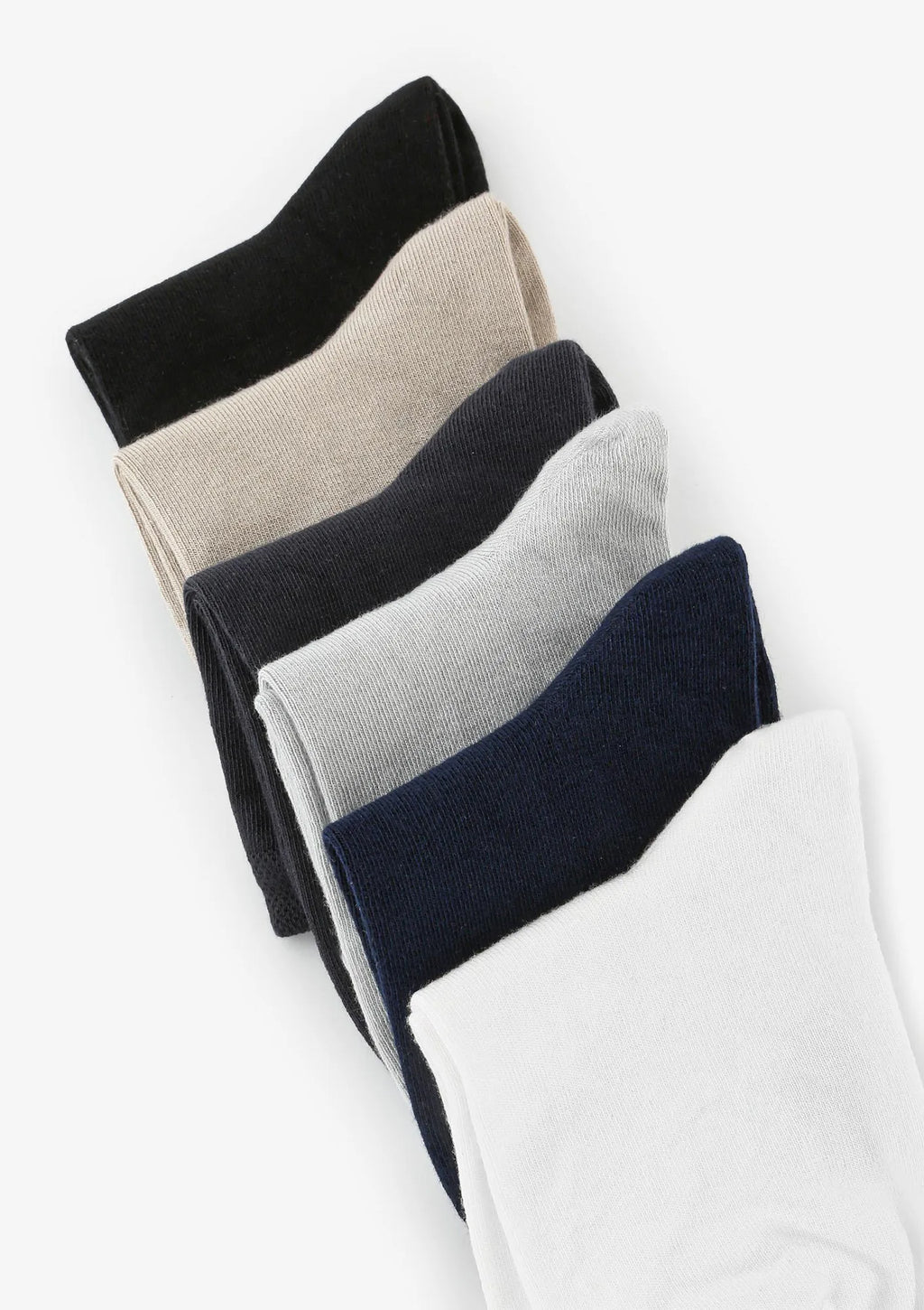 Cerber zakostki bambusowe damskie gładkie, 5 par, 39/42 czarne