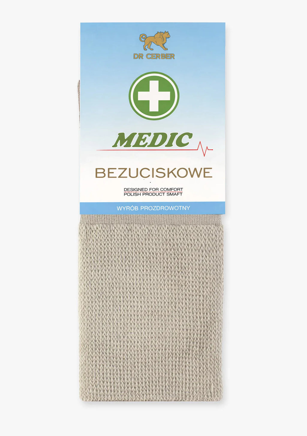 Skarpety męskie bezuciskowe Cerber Medic z bawełny