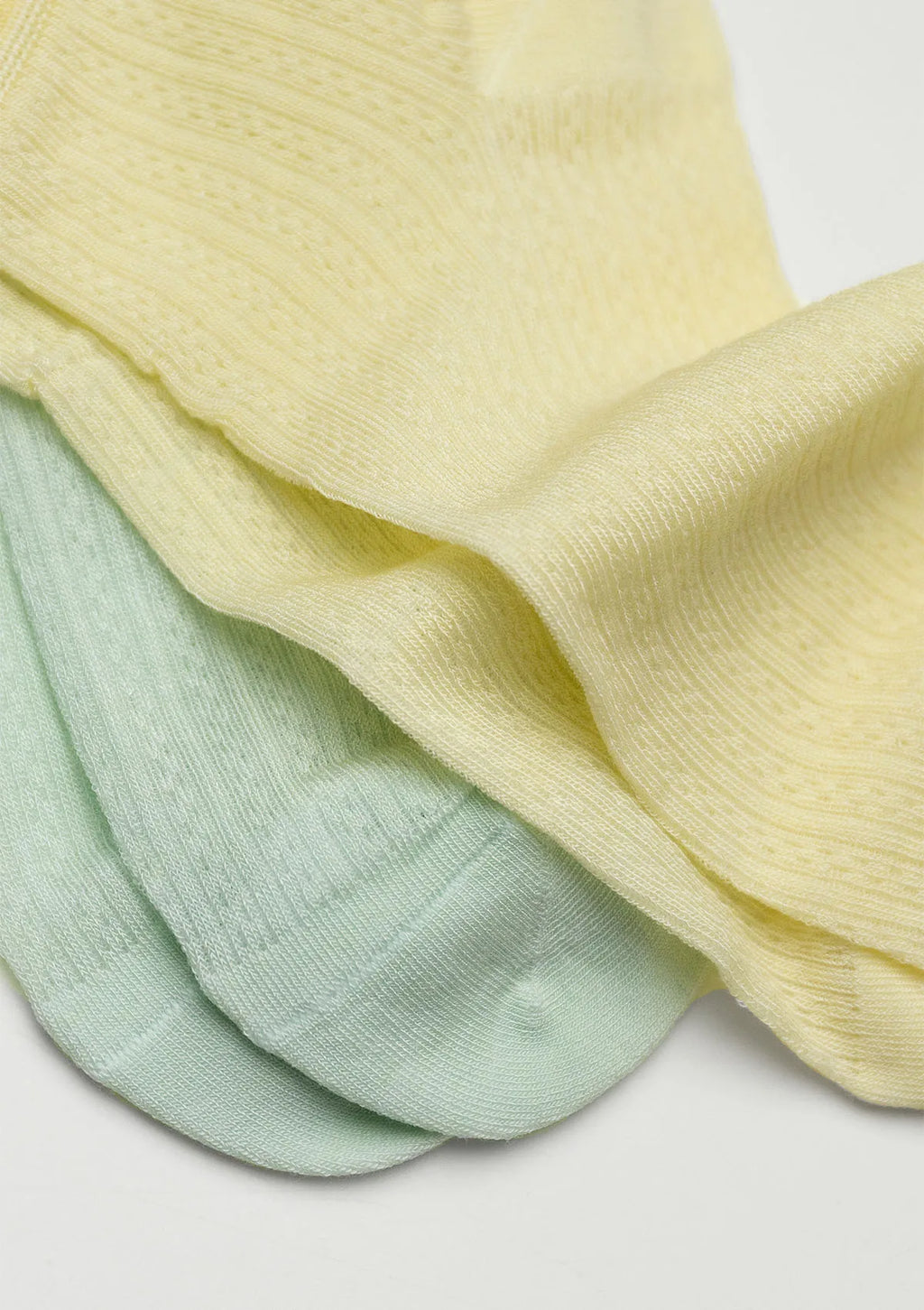 Legs G25 skarpety z jedwabiem, żółte i zielone, 2 pary żółty