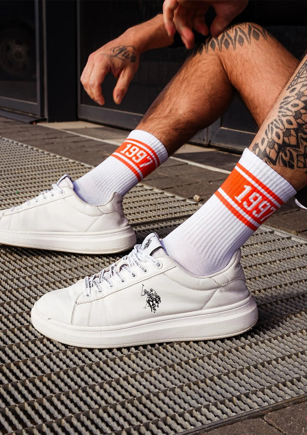 Milena GO skarpety męskie sportowe z datą 1997