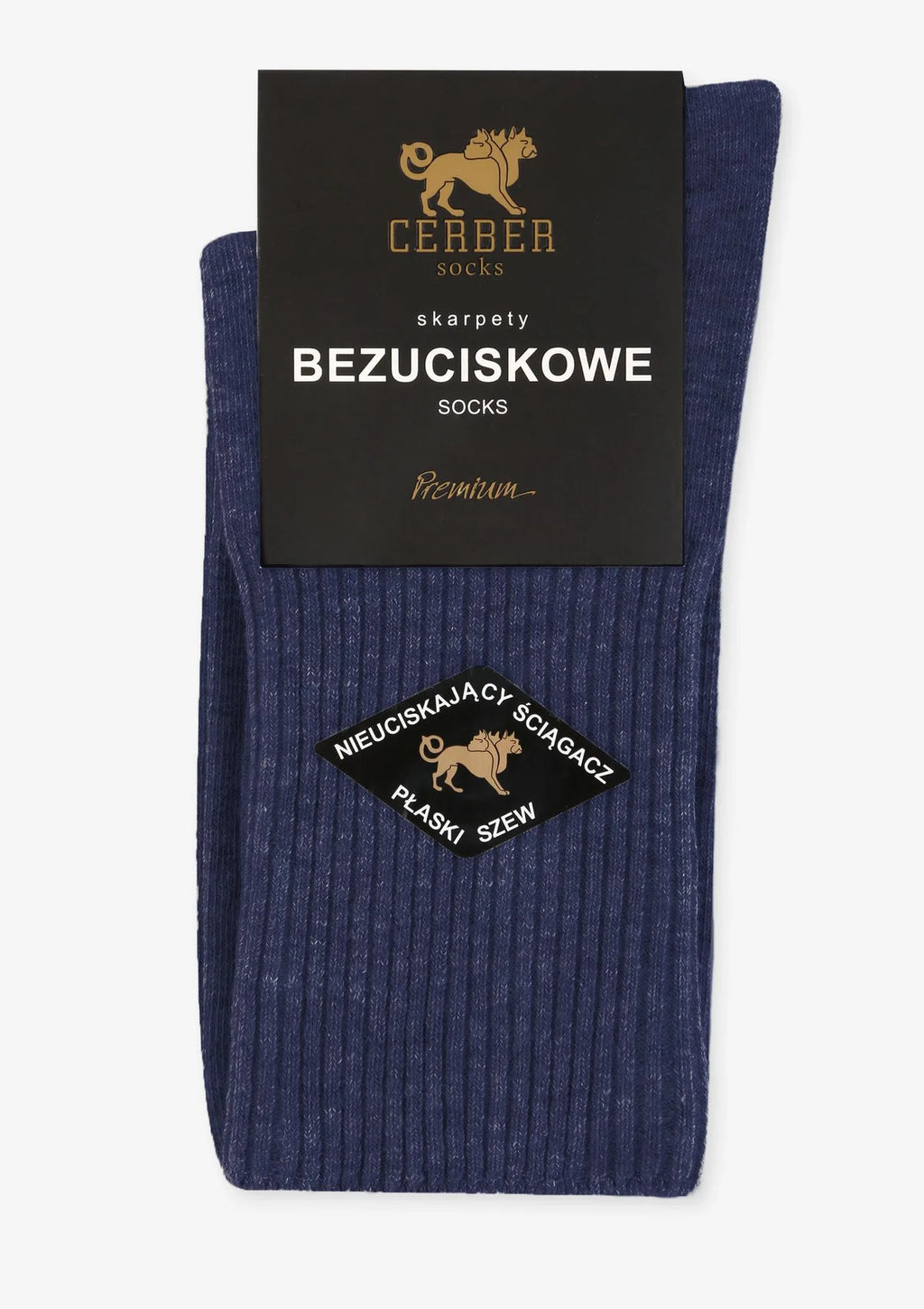 Cerber Premium Art.0176 skarpety męskie bezuciskowe