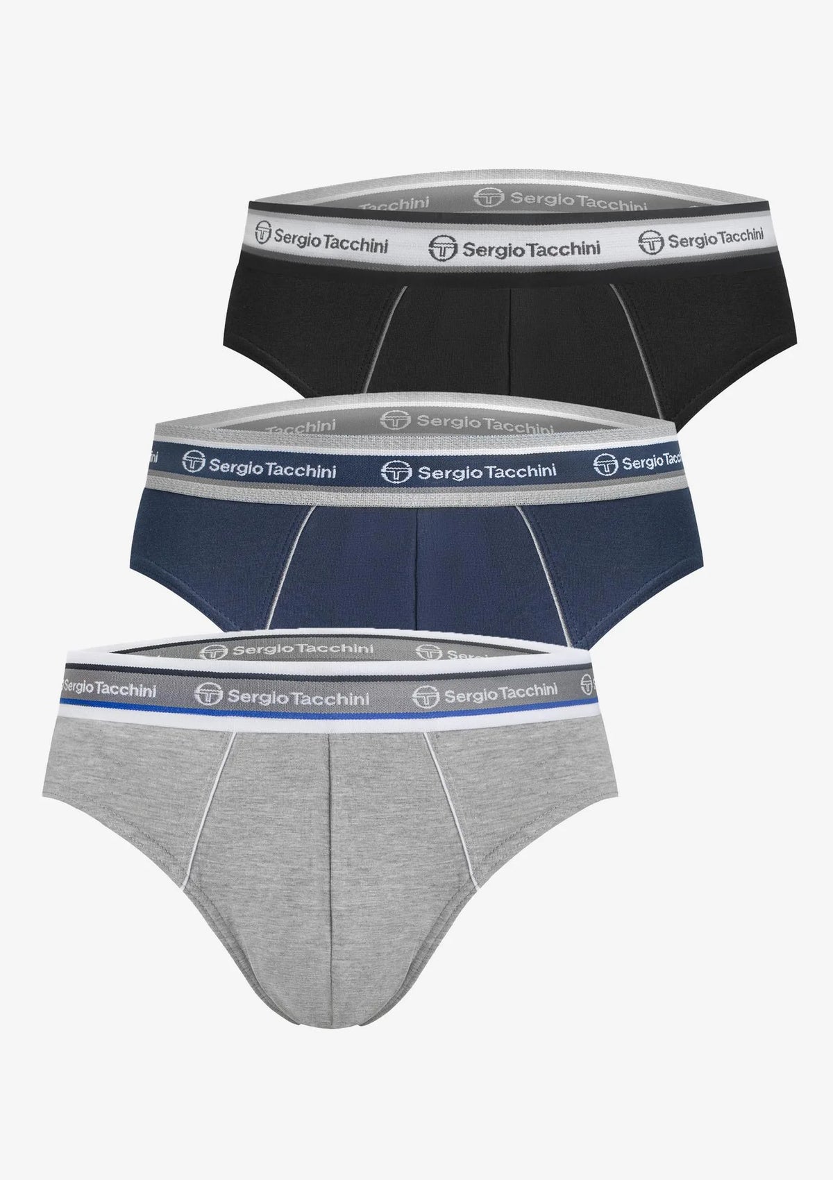 Slipy męskie Sergio Tacchini 9001, bawełniany 3-pak